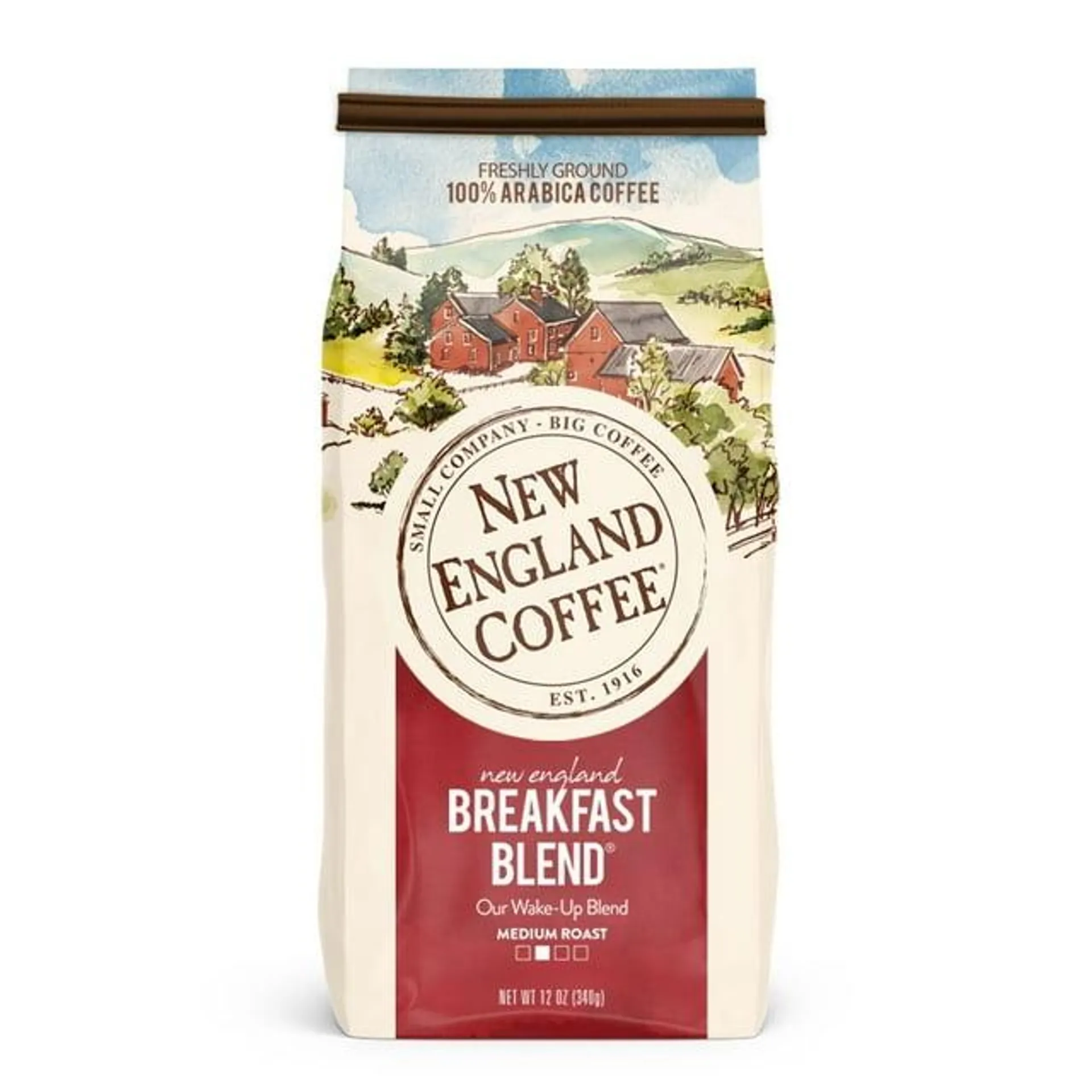 New England Coffee, Breakfast Blend, 12 Oz.