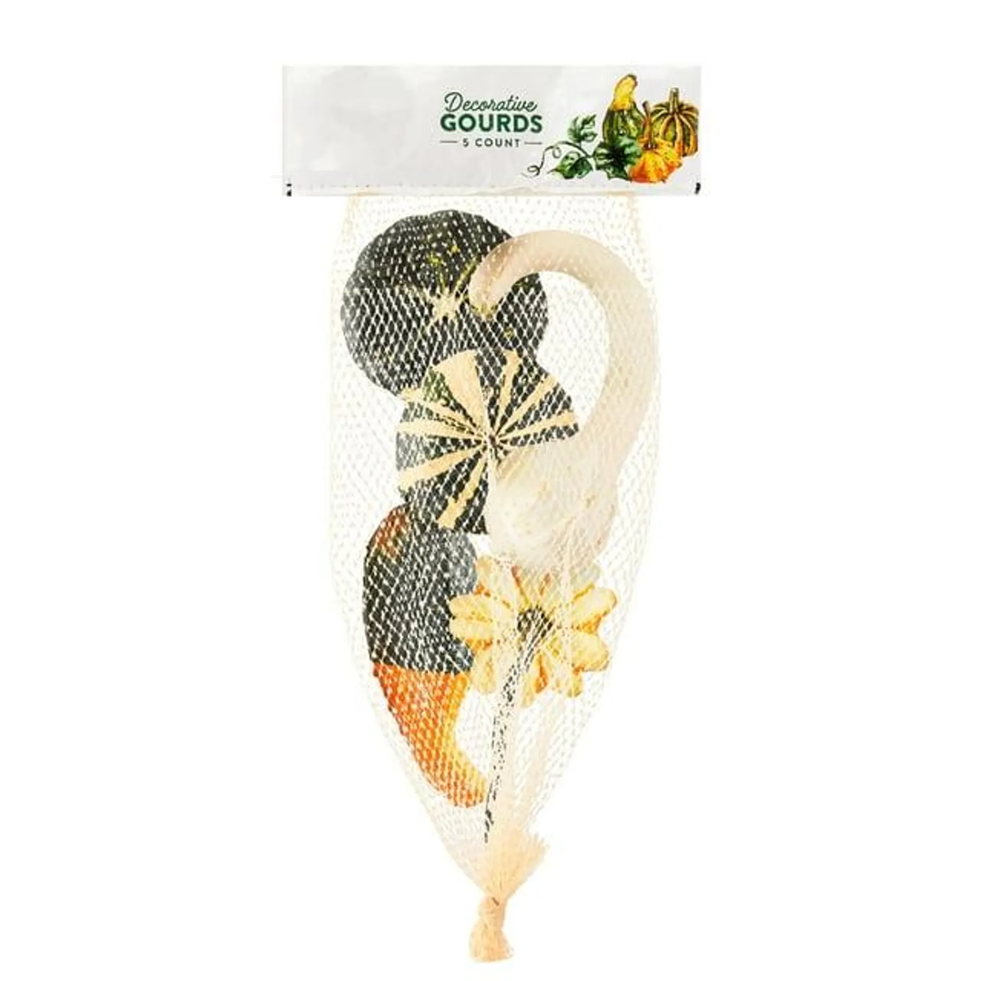 Bagged Gourds, 5 Count Bag