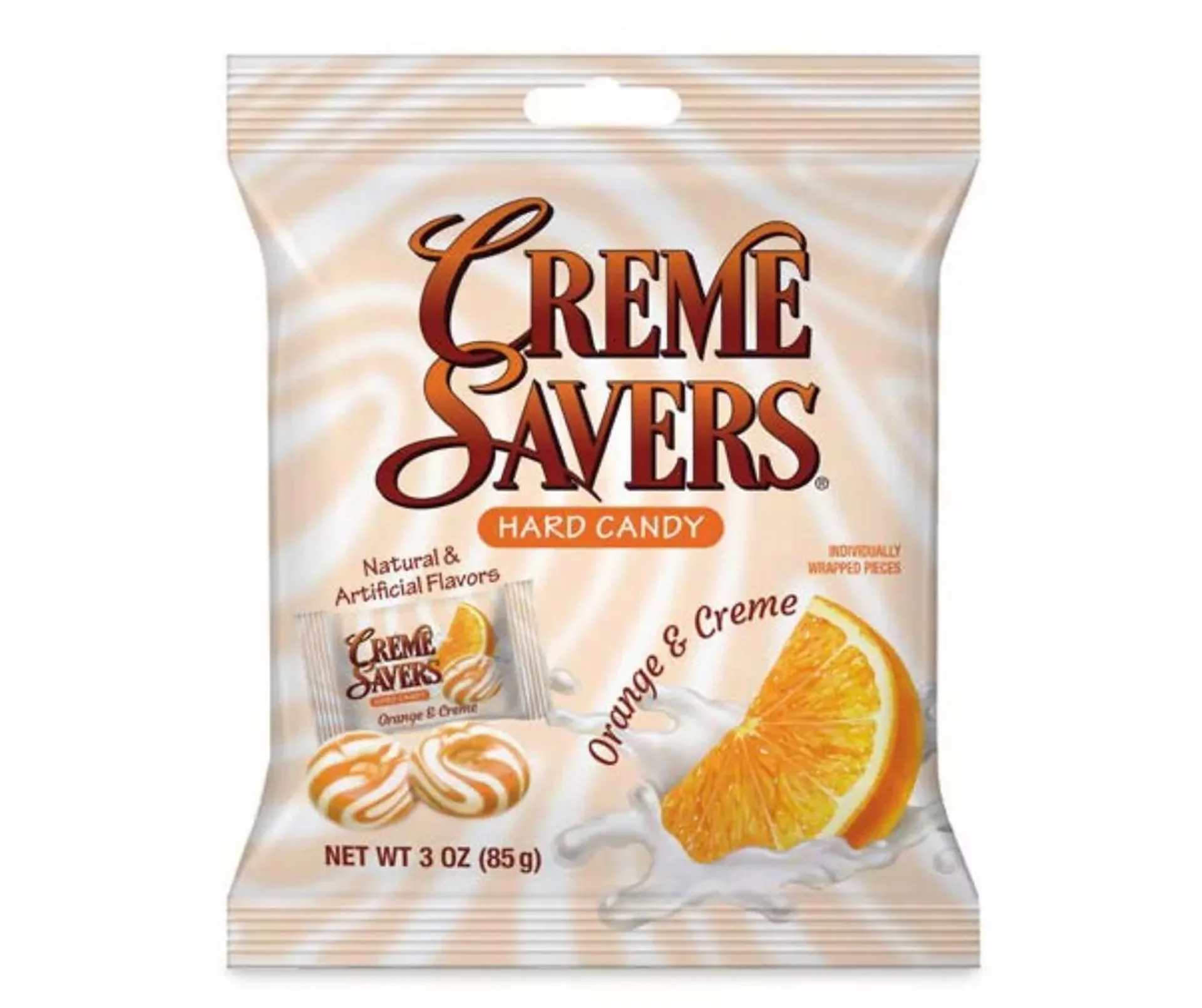 Orange & Creme Hard Candy, 3 Oz.