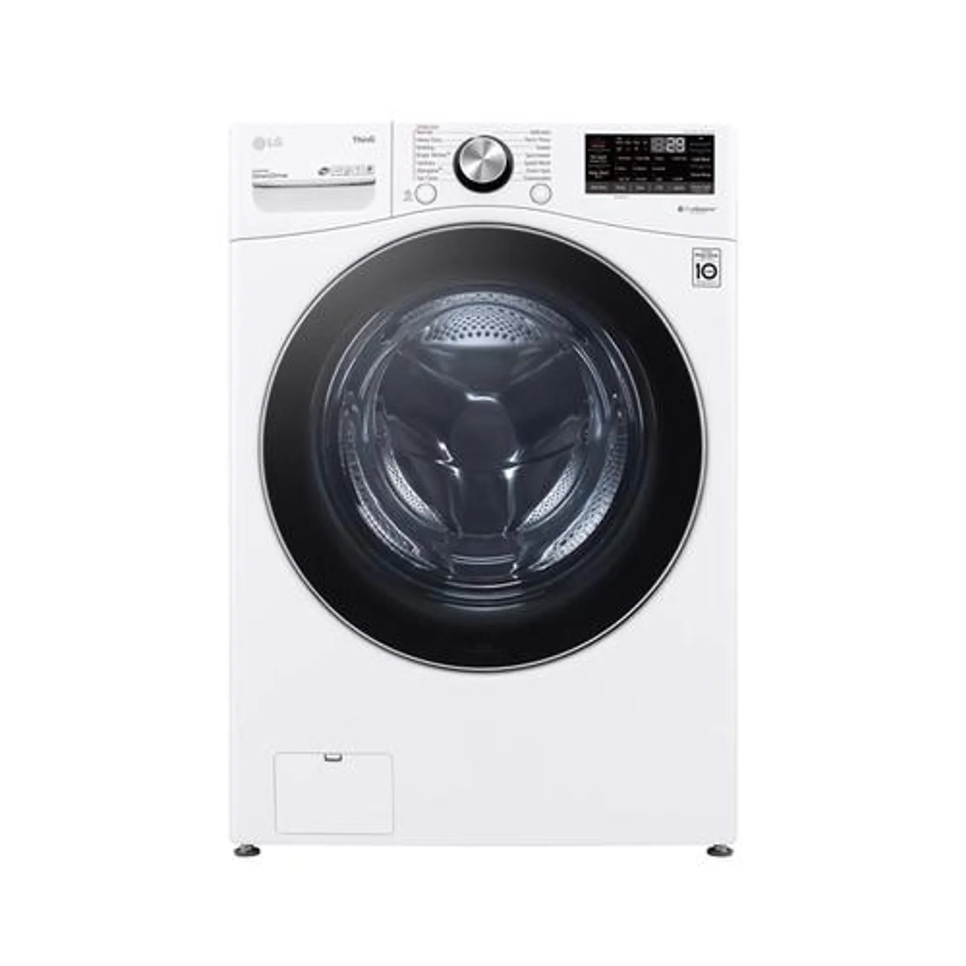 5.0 Cu. Ft. Smart Steam Front Load Washer with TurboWash™ - White