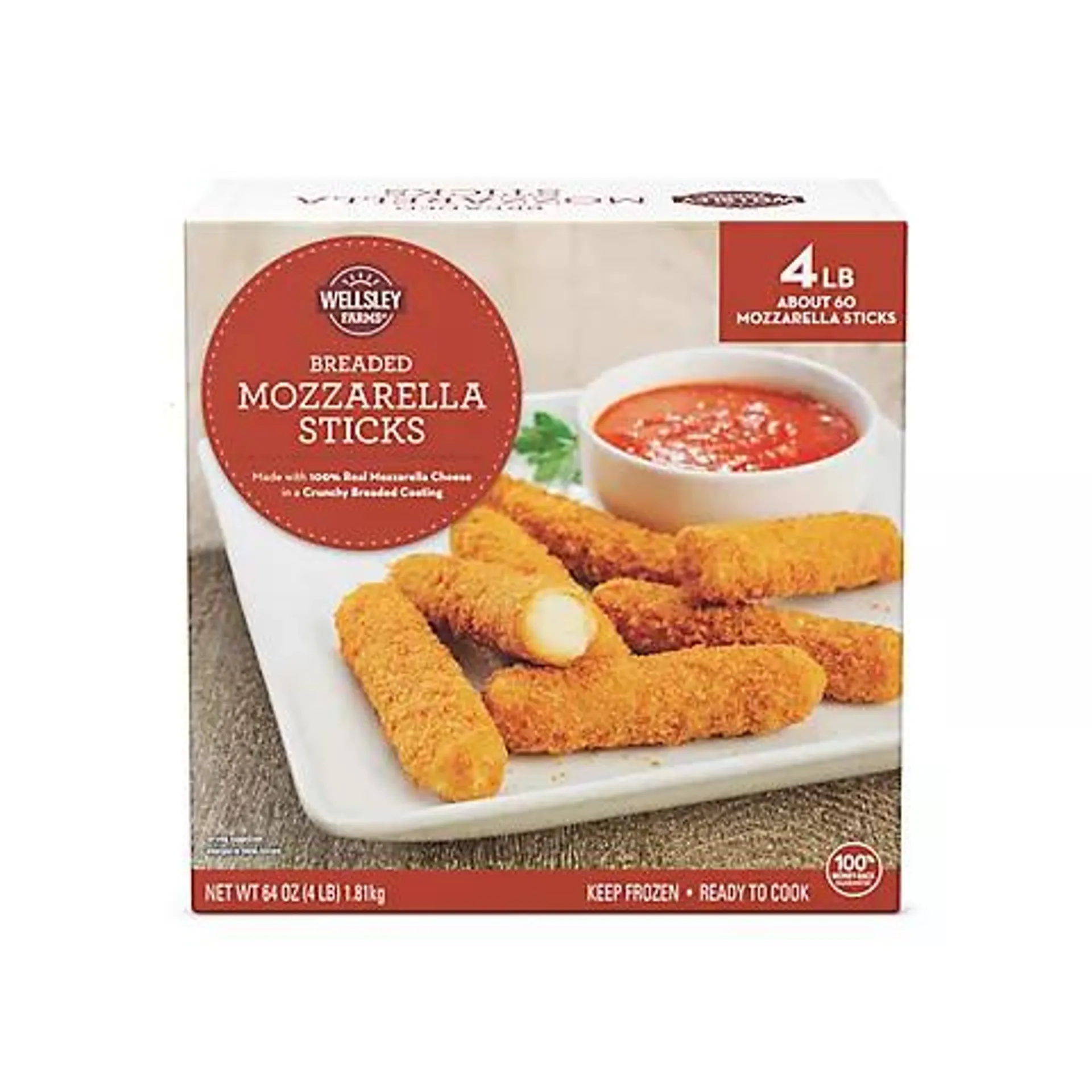 Wellsley Farms Mozzarella Sticks, 2 pk./2 lbs.