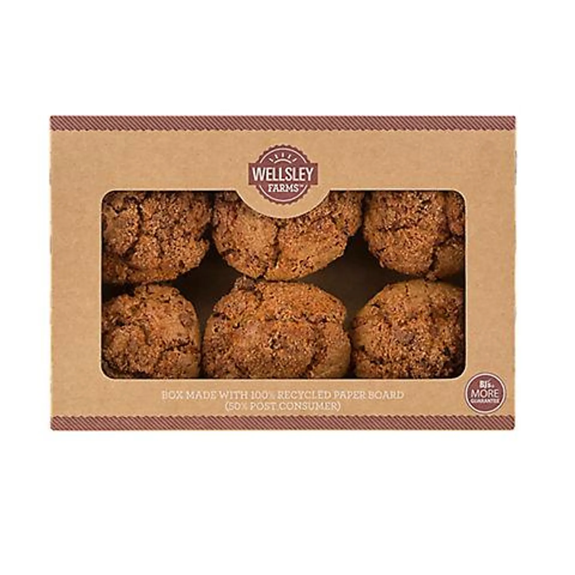 Wellsley Farms Coffee Cake Cinnamon Muffins, 6 ct./6 oz.