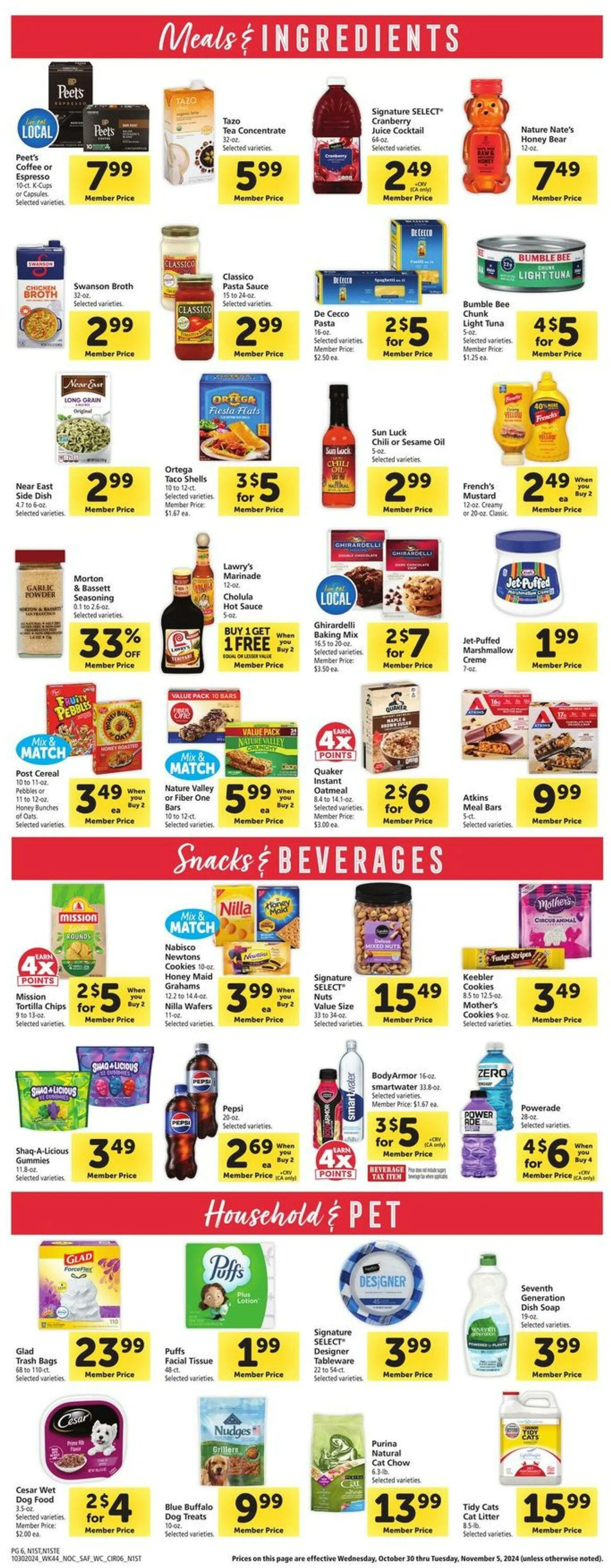 Catálogo de Safeway Current weekly ad 30 de octubre al 5 de noviembre 2024 - Página 6