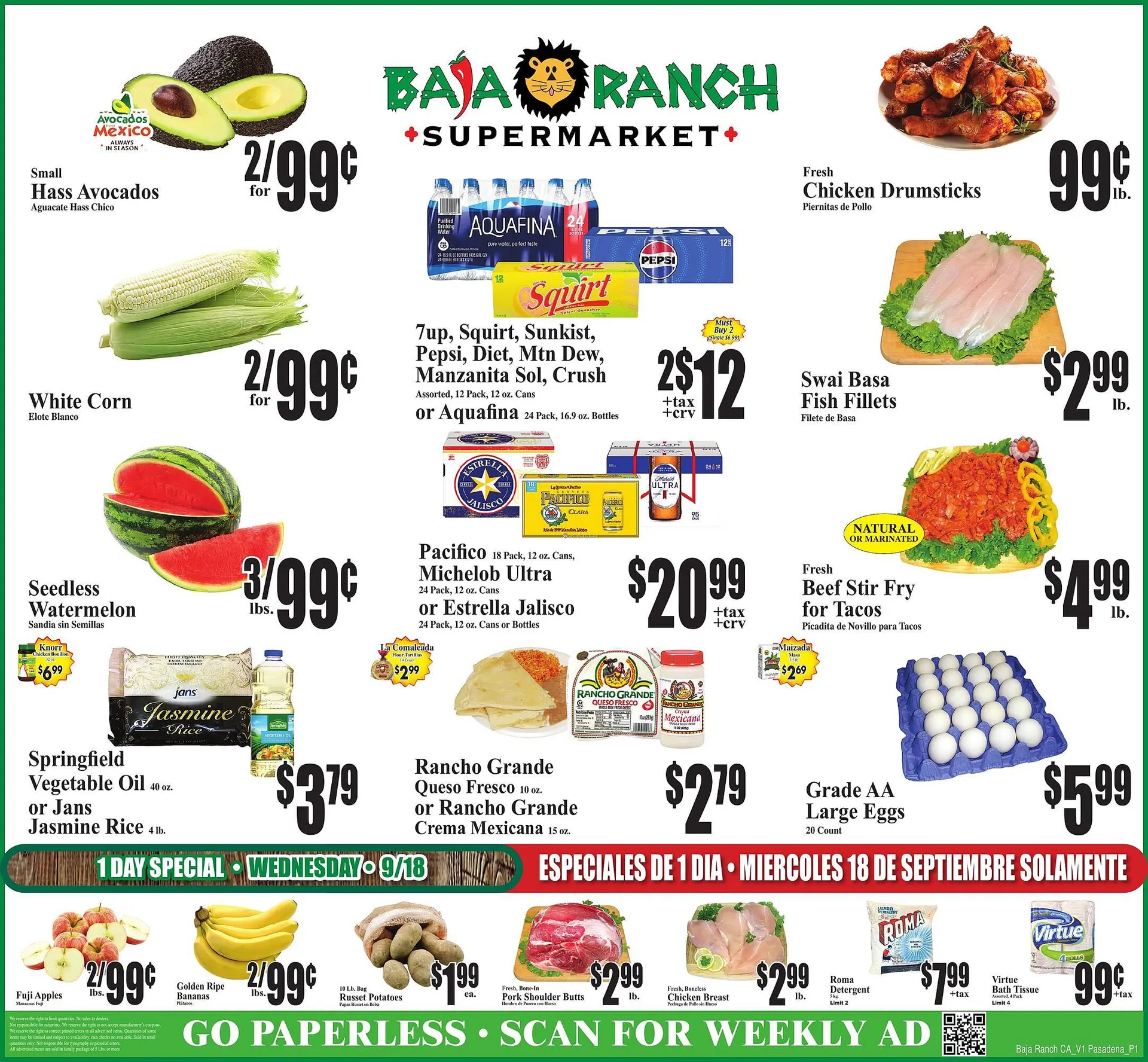 Baja Ranch Weekly Ad - 1