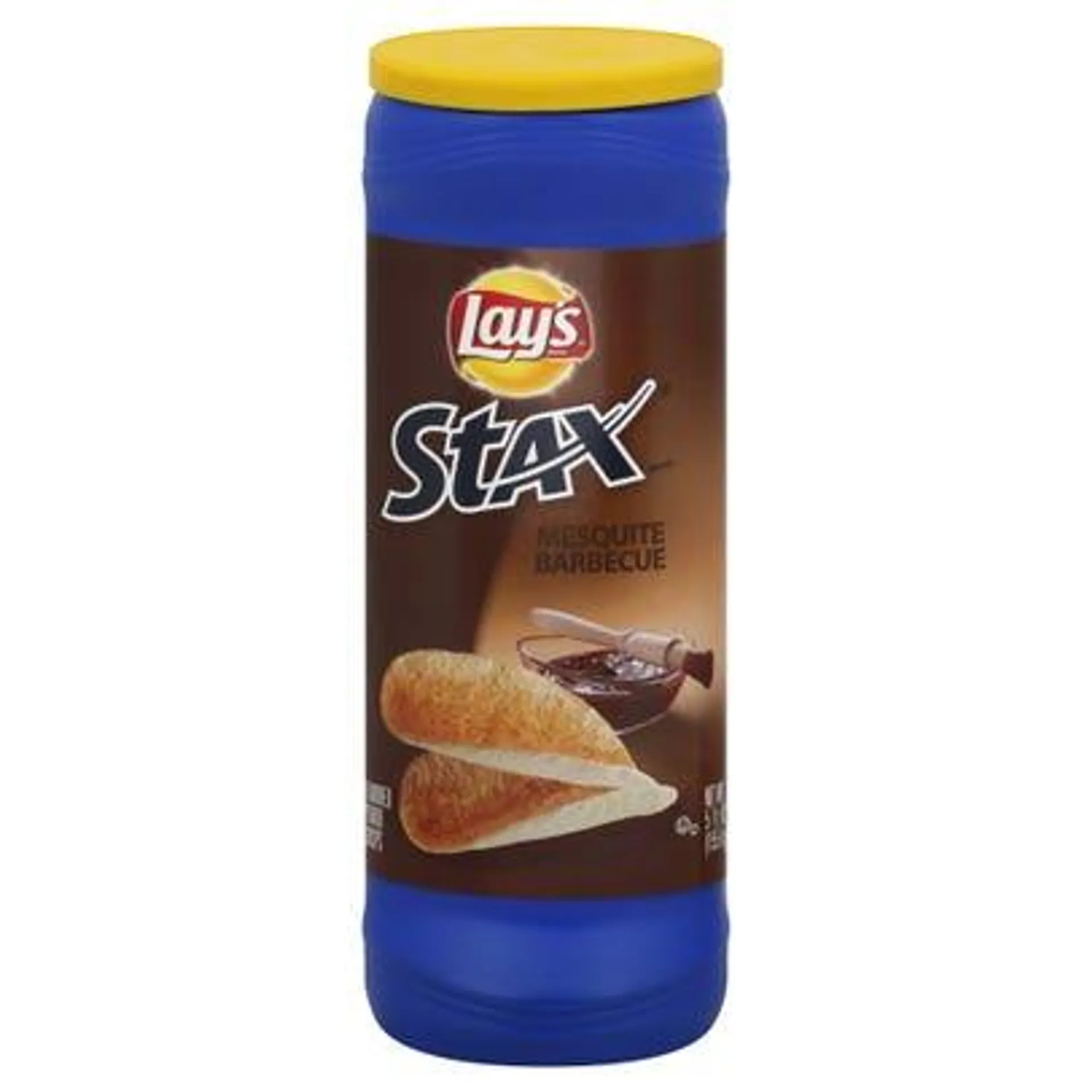 Lays Stax, Mesquite Barbecue Flavored - 5.5 oz