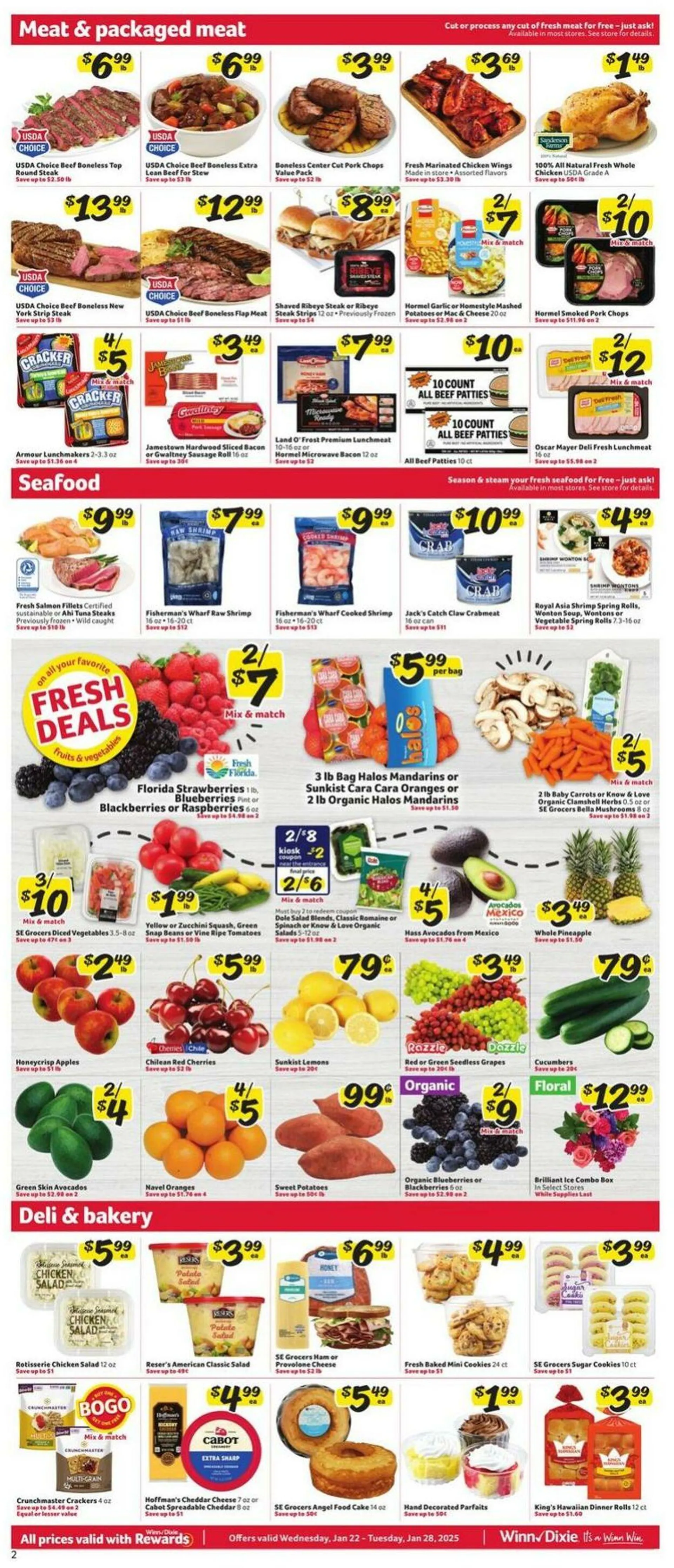 Catálogo de Winn Dixie Current weekly ad 22 de enero al 28 de enero 2025 - Página 2