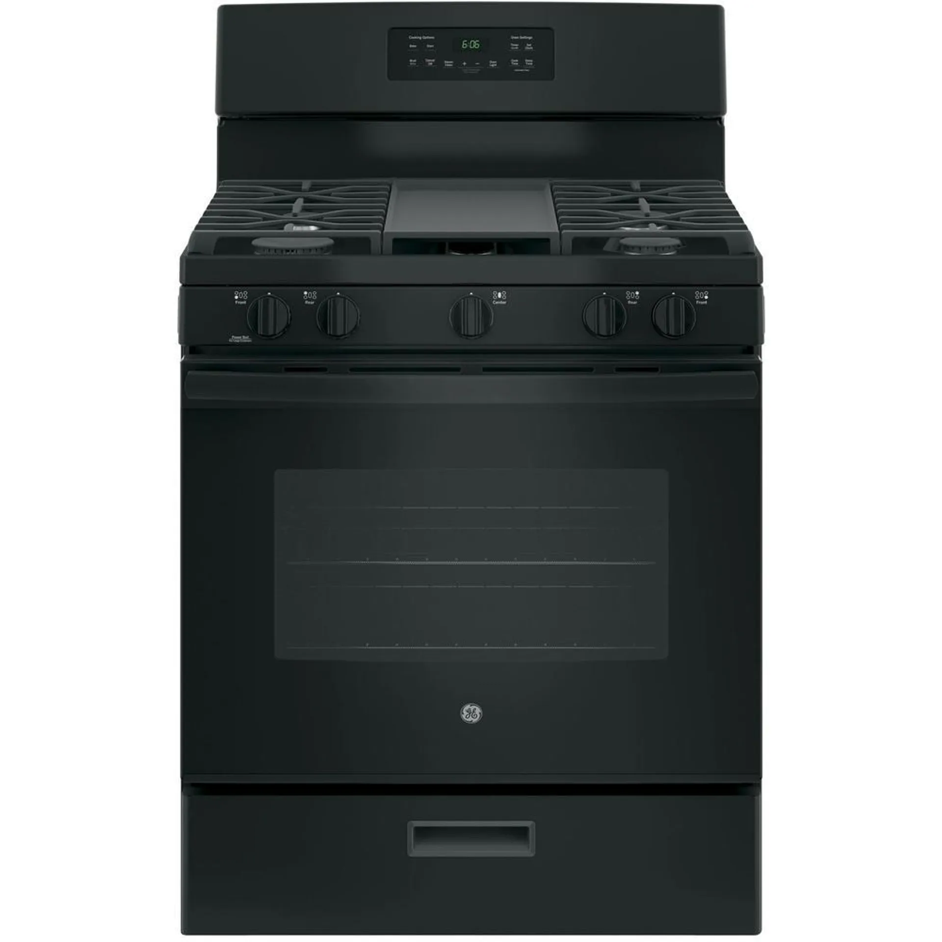 GE Appliances JGBS66DEKBB 30" Freestanding Gas Range - Black