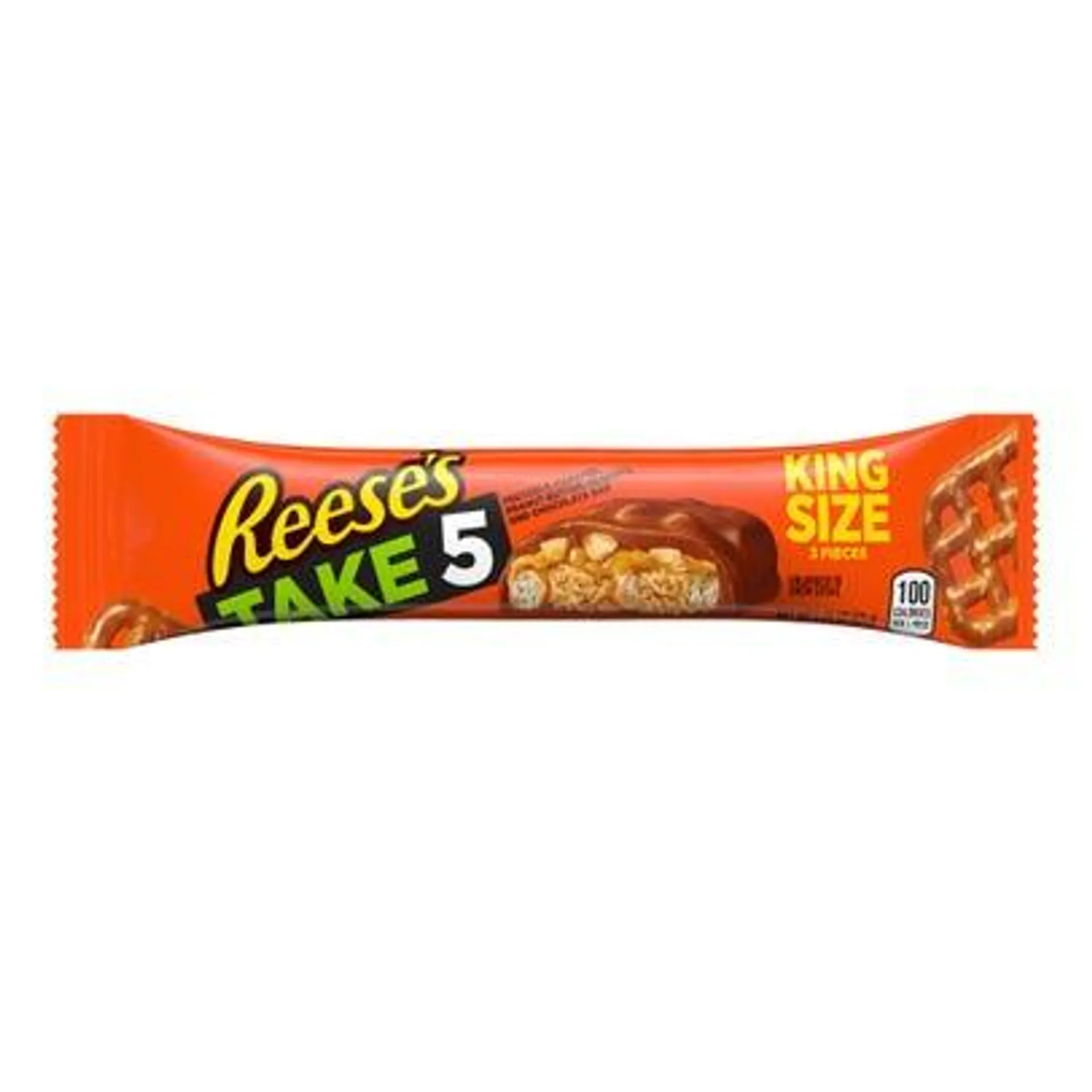 Reese's Take 5 Pretzel Peanut And Chocolate Candy - King Size, 2.25 oz