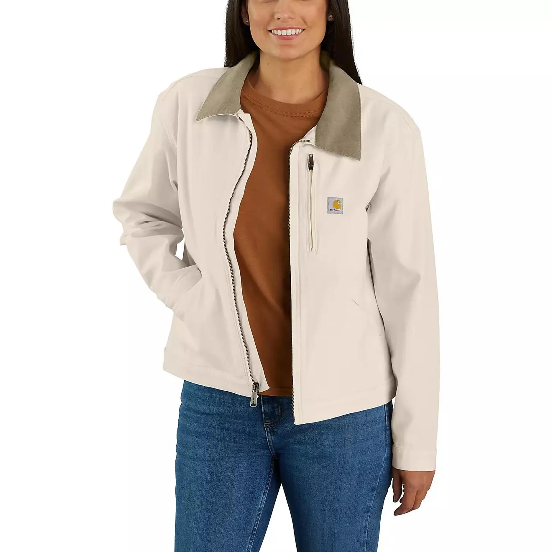 Carhartt Women's Rugged Flex Loose Fit Canvas Detroit Jacket