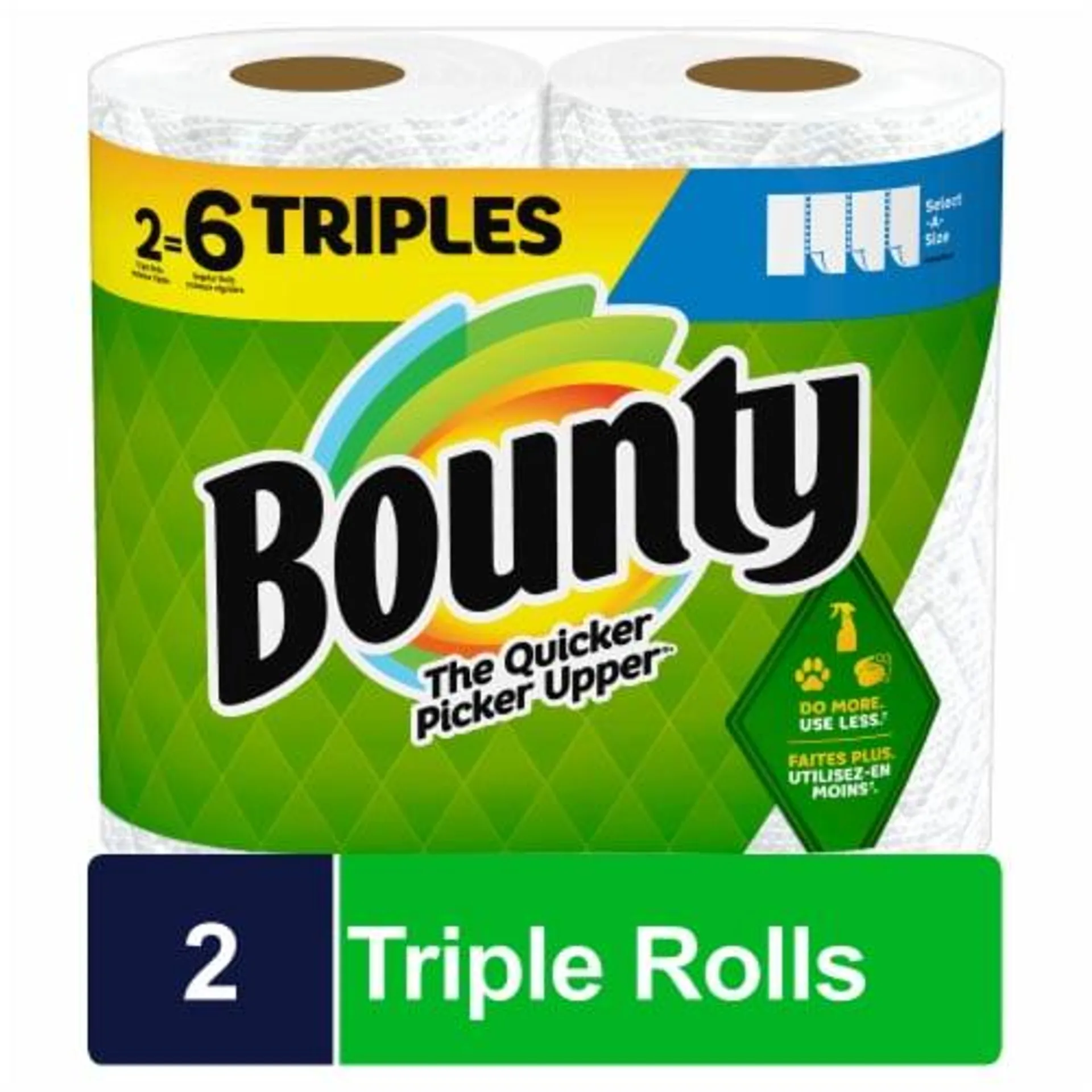 Bounty Select-A-Size Paper Towels Triple Rolls