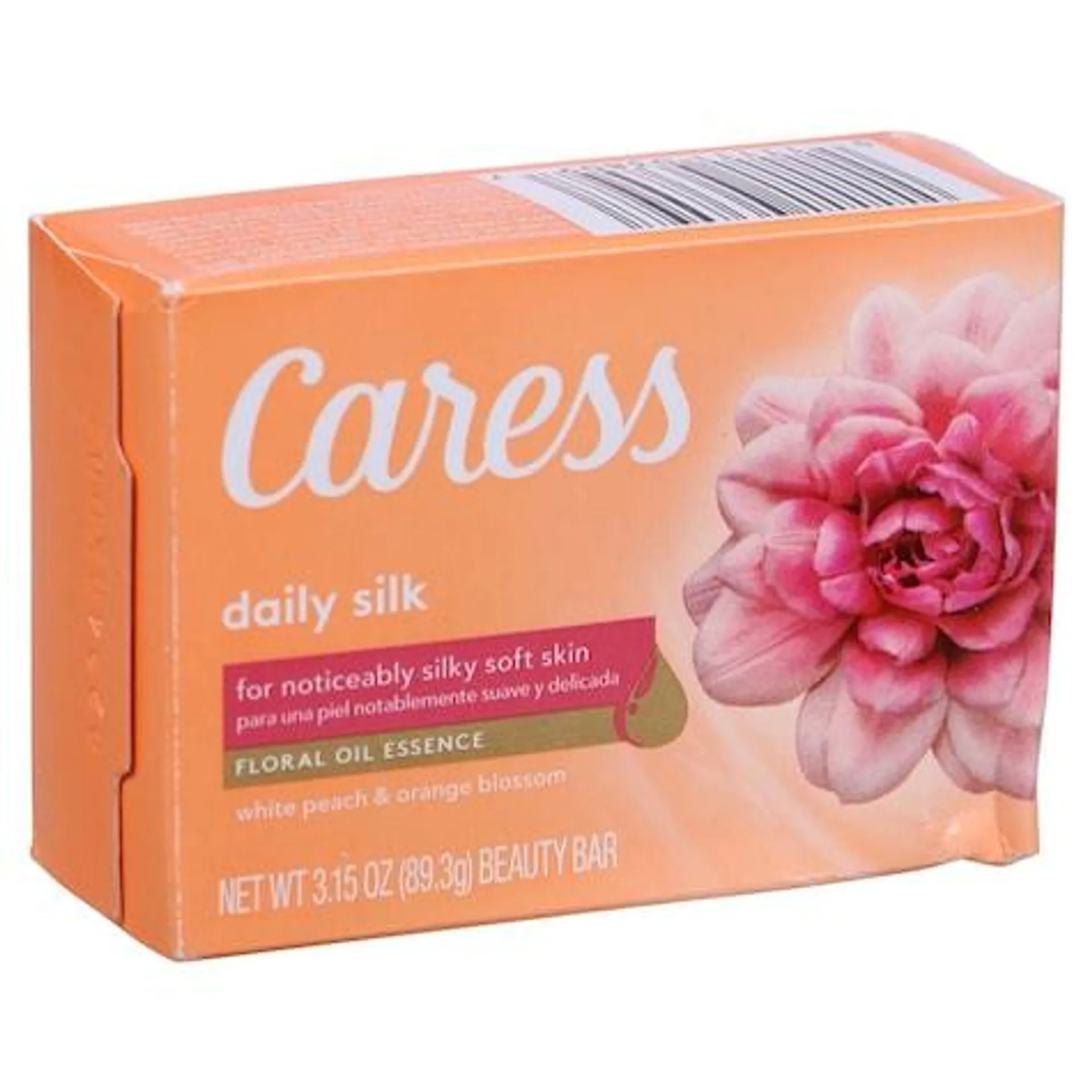 Caress Daily Silk Floral Scented Soap Bars, 3.15 oz.