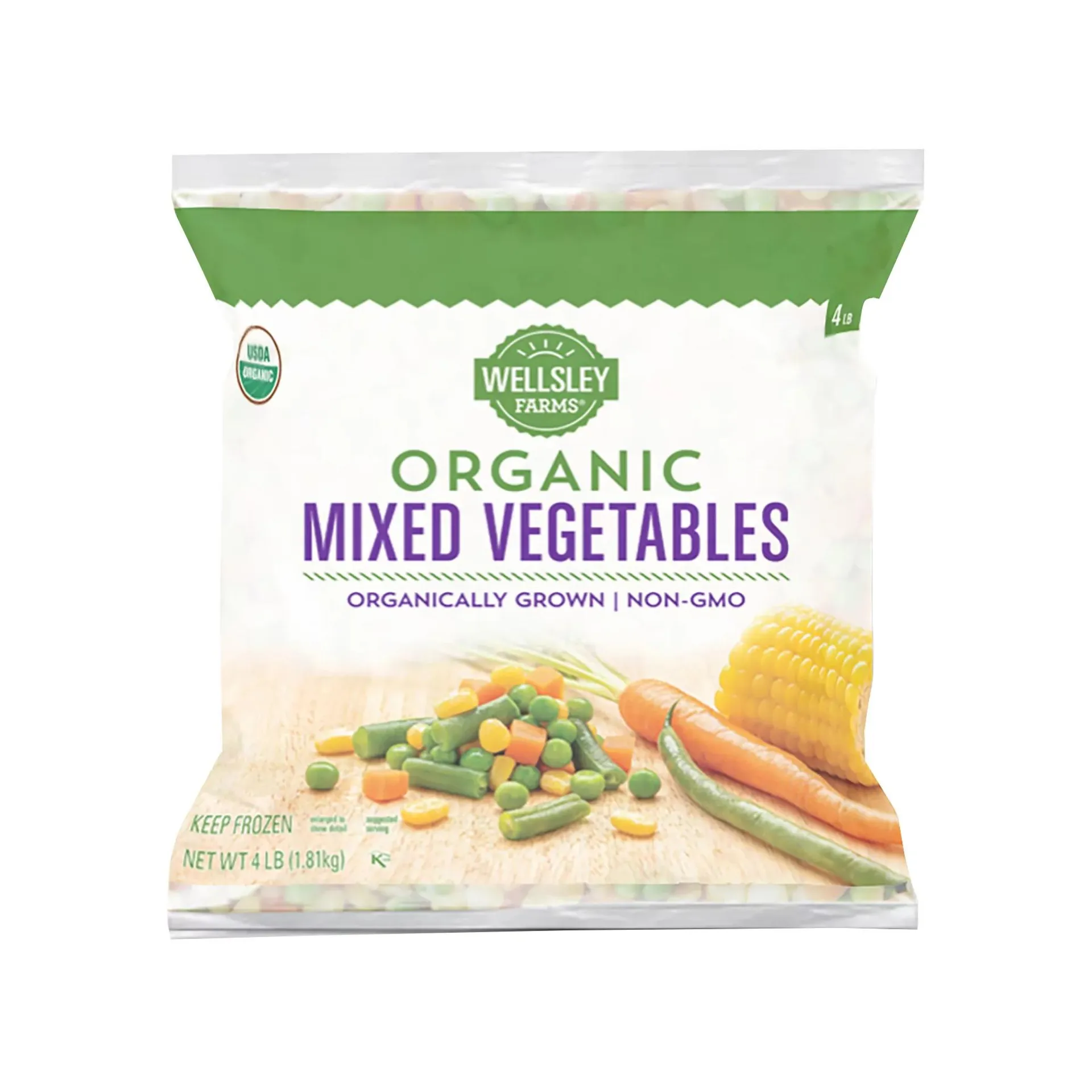 Wellsley Farms Organic Mixed Vegetables, 4 lbs.