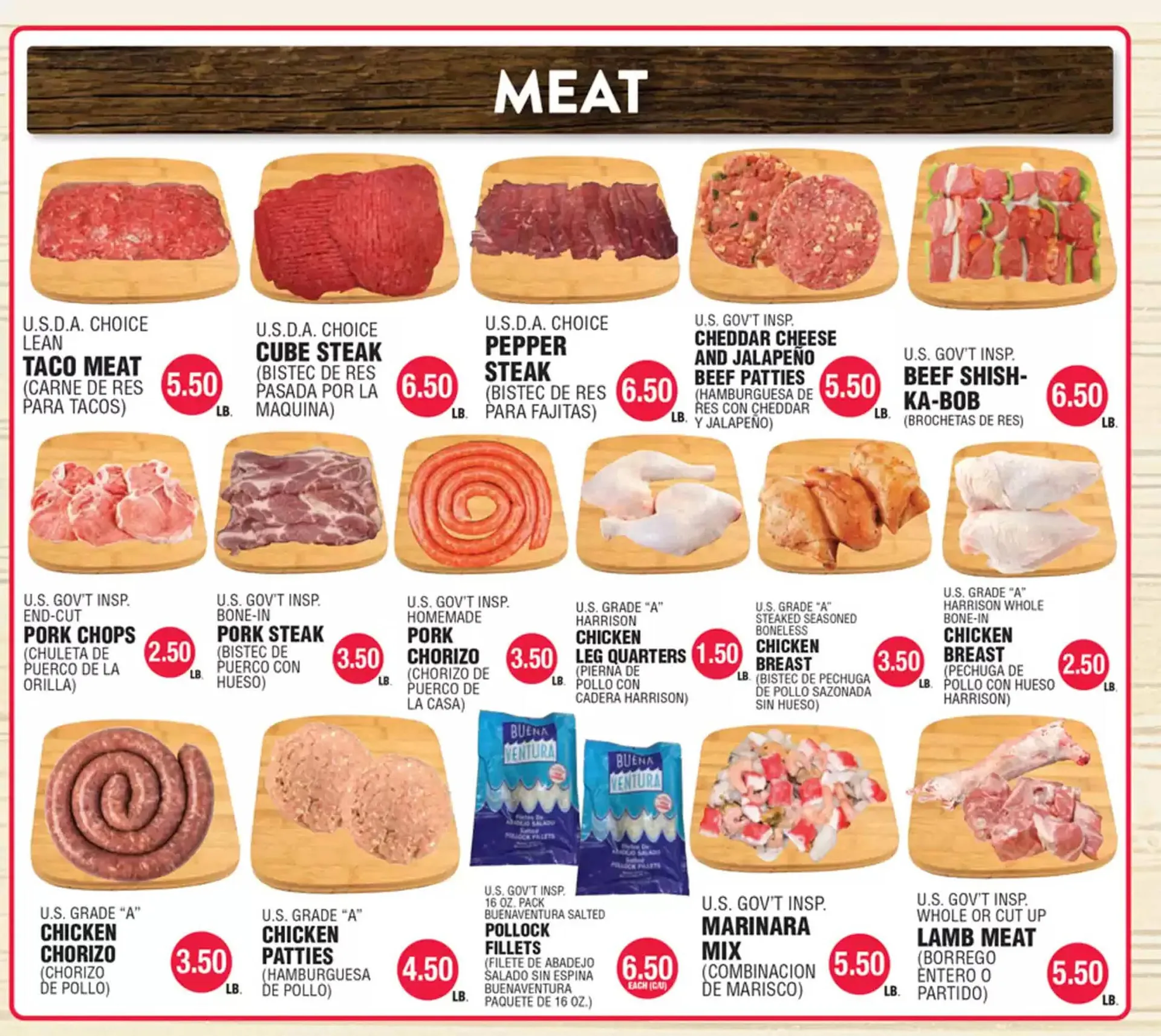 Catálogo de Carnicerias Jimenez Weekly Ad 12 de marzo al 18 de marzo 2025 - Página 1