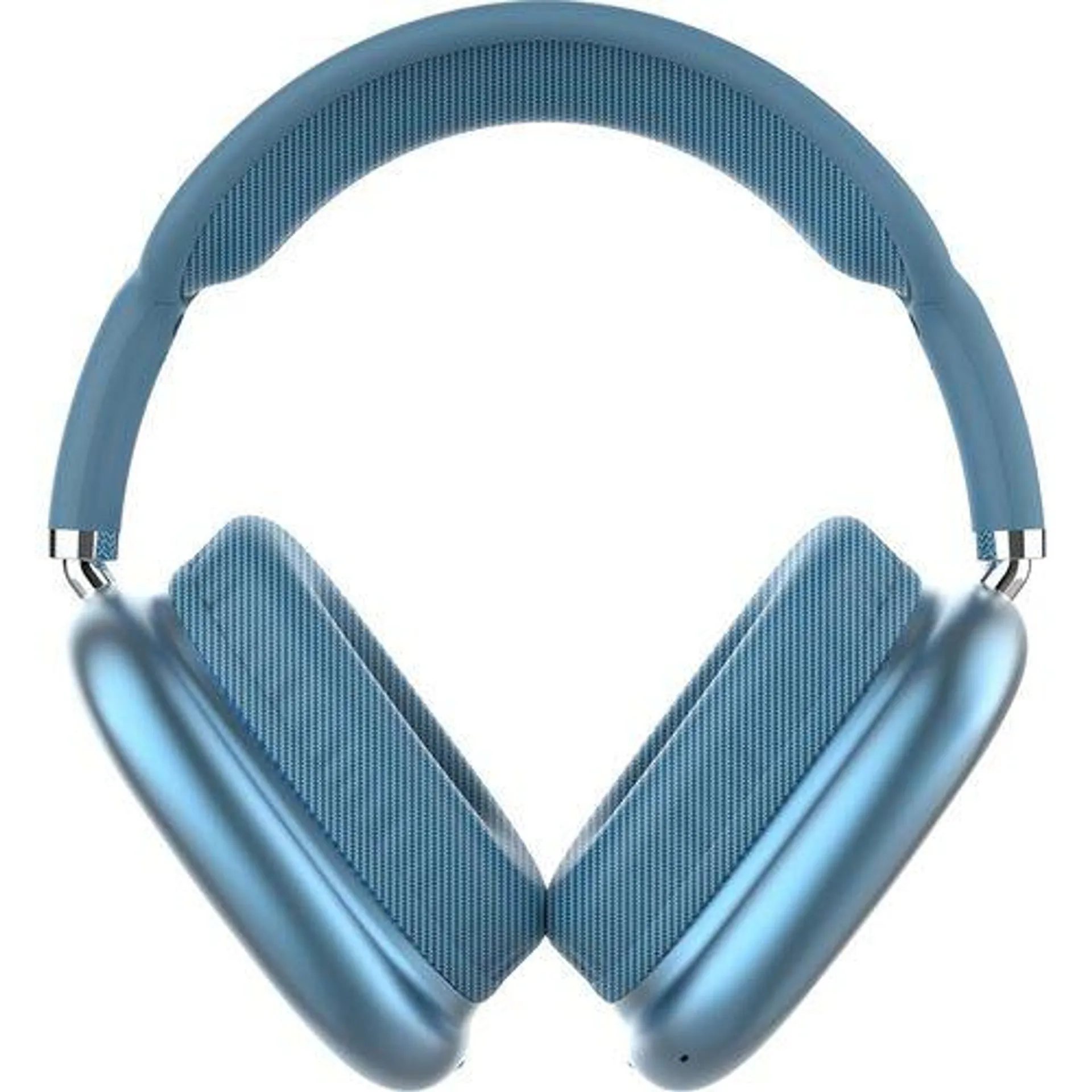 High Performance Wireless Blue Headphones with FM Radio & Mic