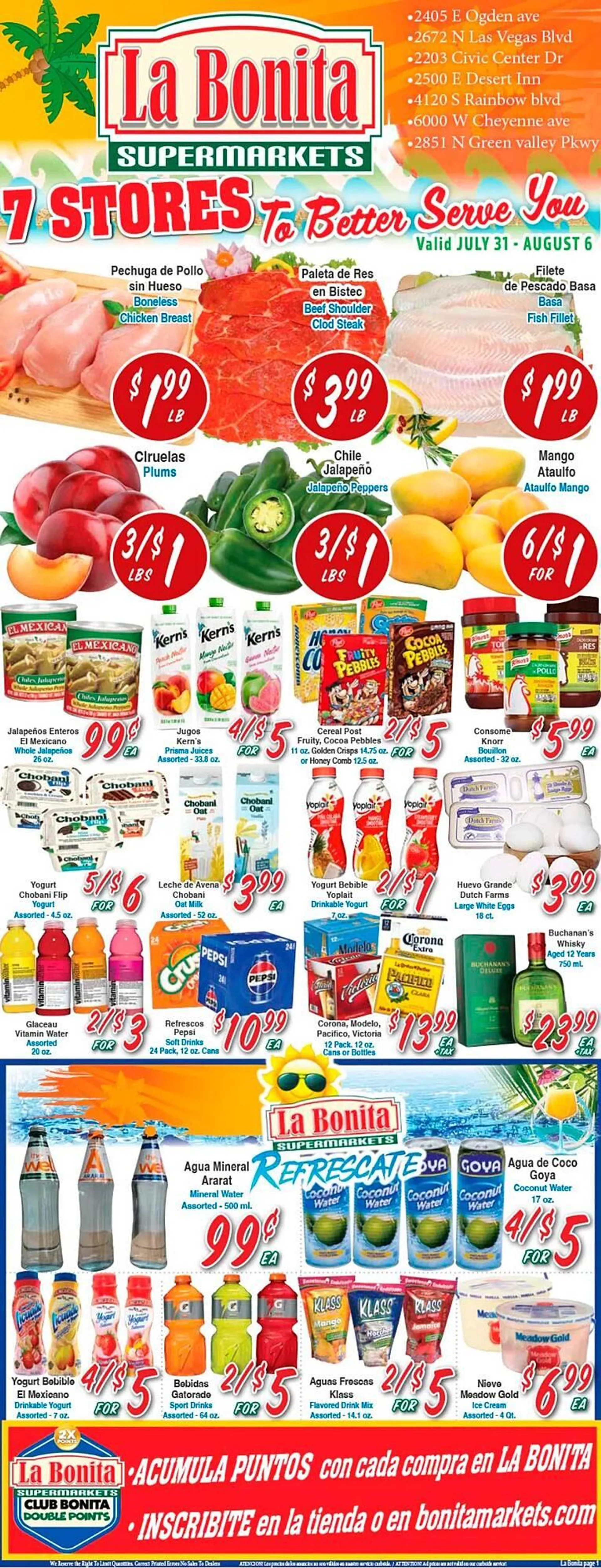 La Bonita Supermarkets Weekly Ad - 1