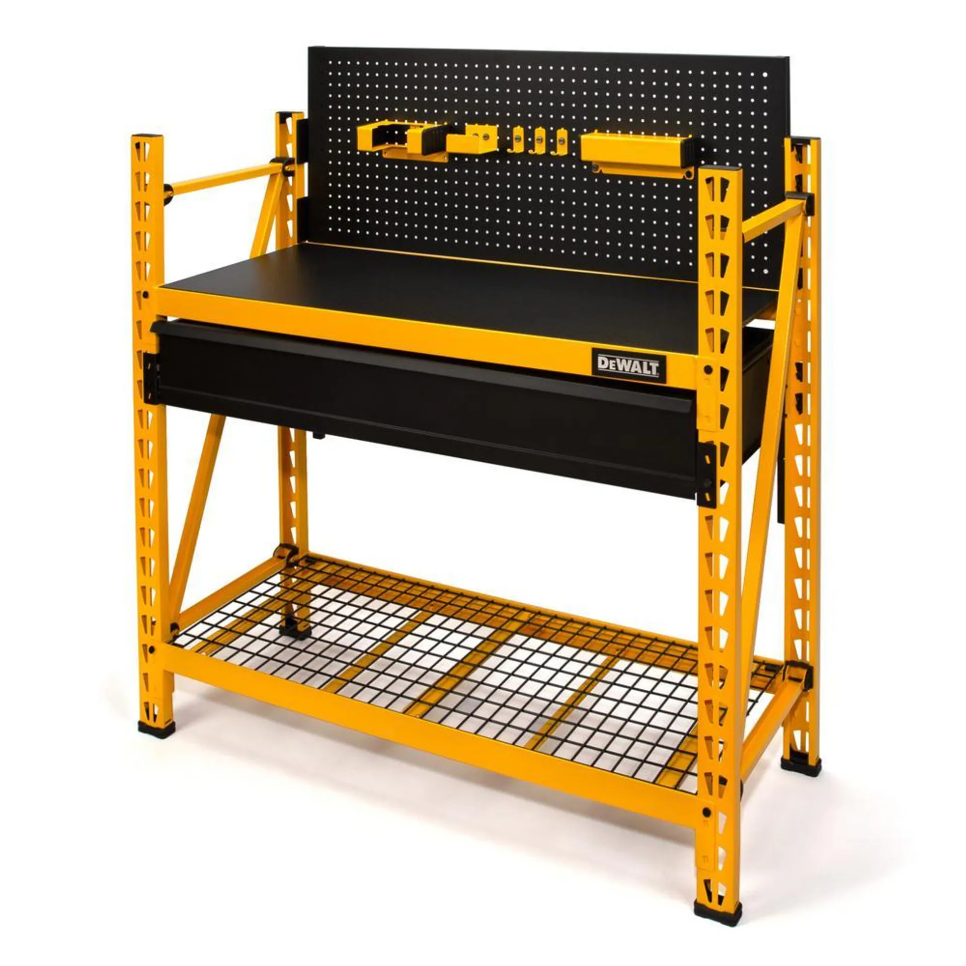 DeWalt DWS41631 4 ft. 2-Shelf Industrial Storage Rack Work Station Kit