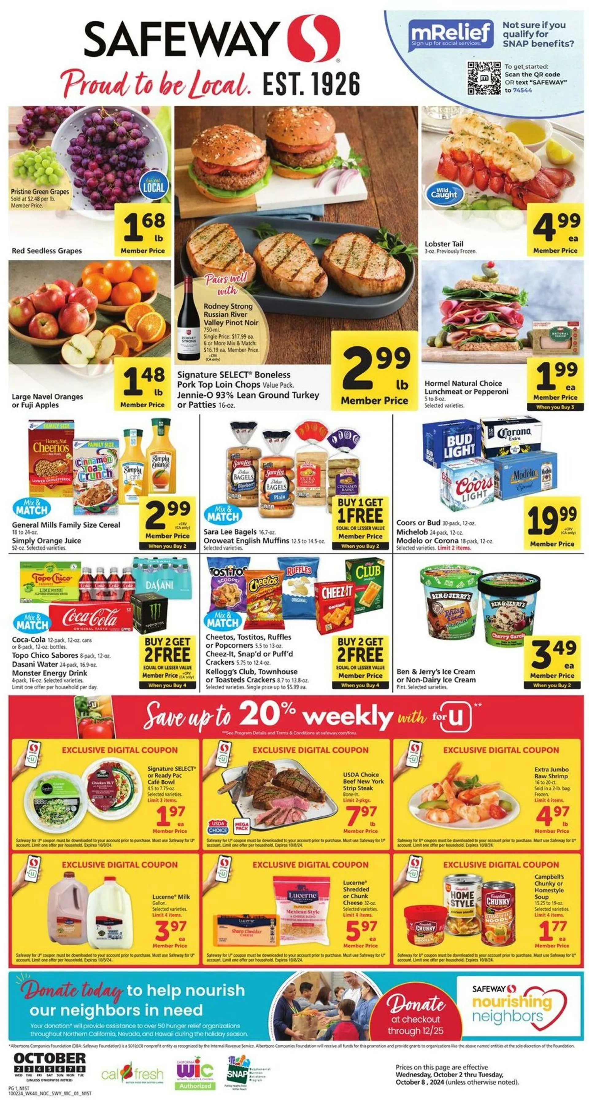 Safeway Current weekly ad - 1