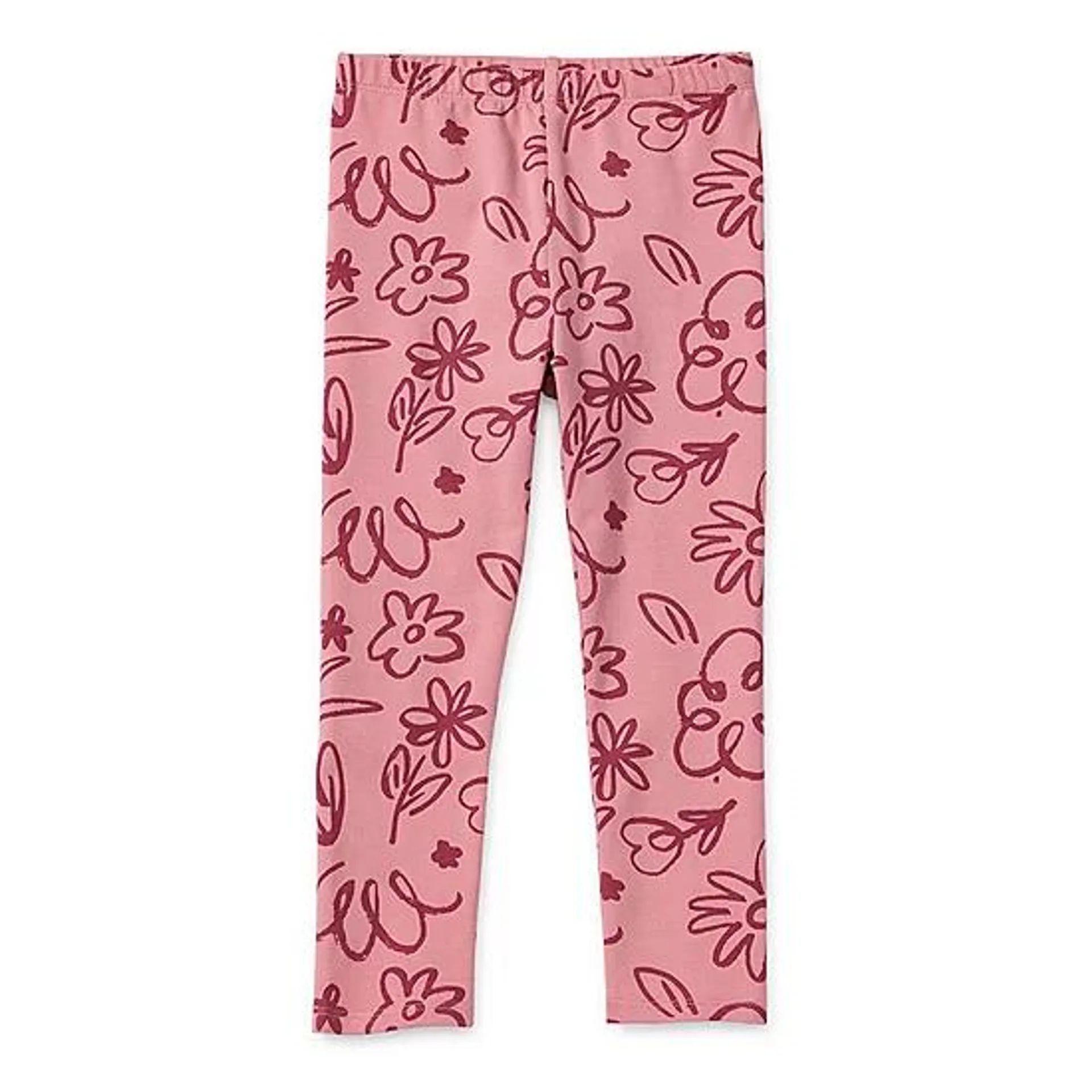 Okie Dokie Toddler & Little Girls Full Length Leggings