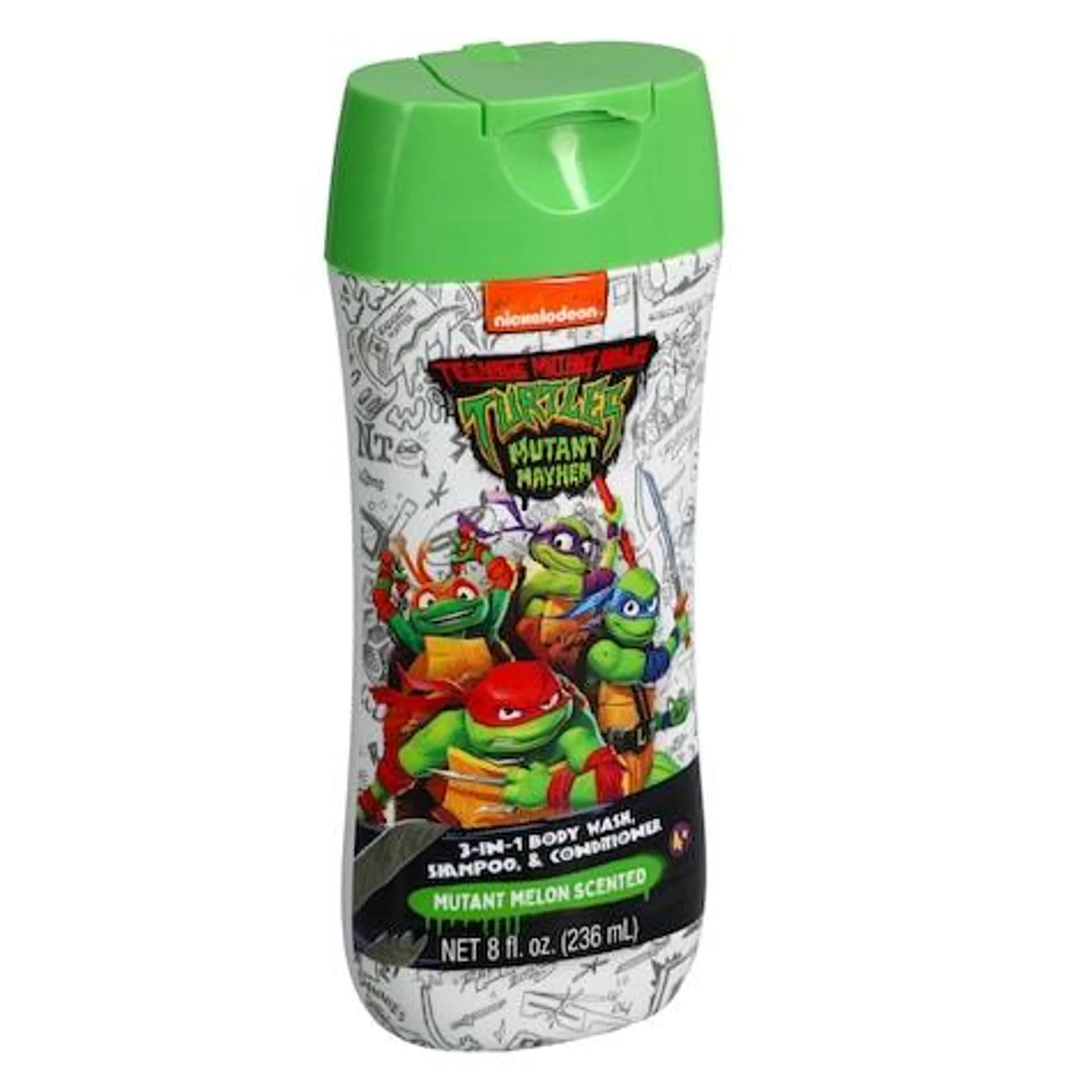 Teenage Mutant Ninja Turtles 3-n-1 Body Wash, Shampoo, and Conditioner, 8 oz.