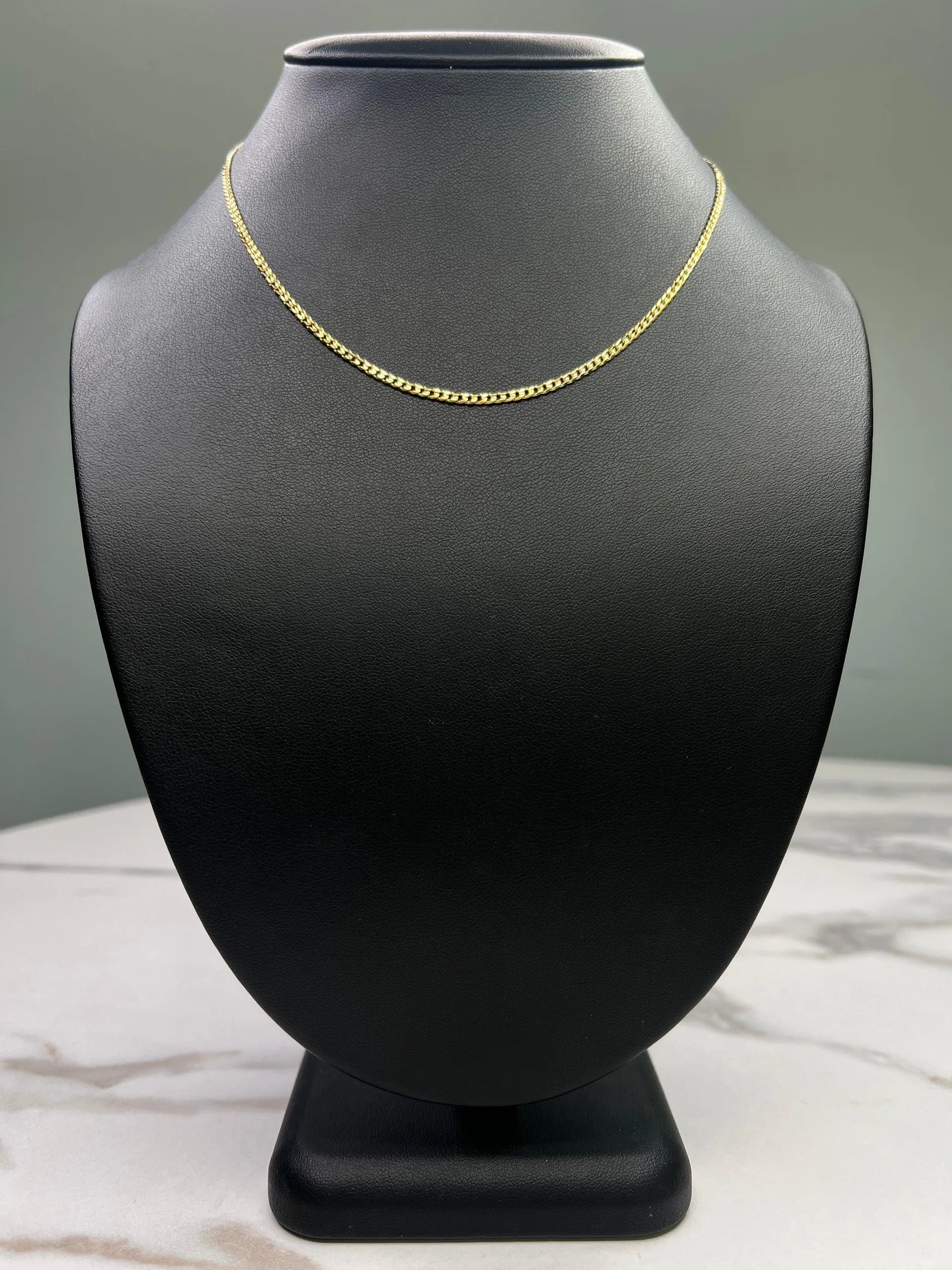 14K Shiny Cut Chain