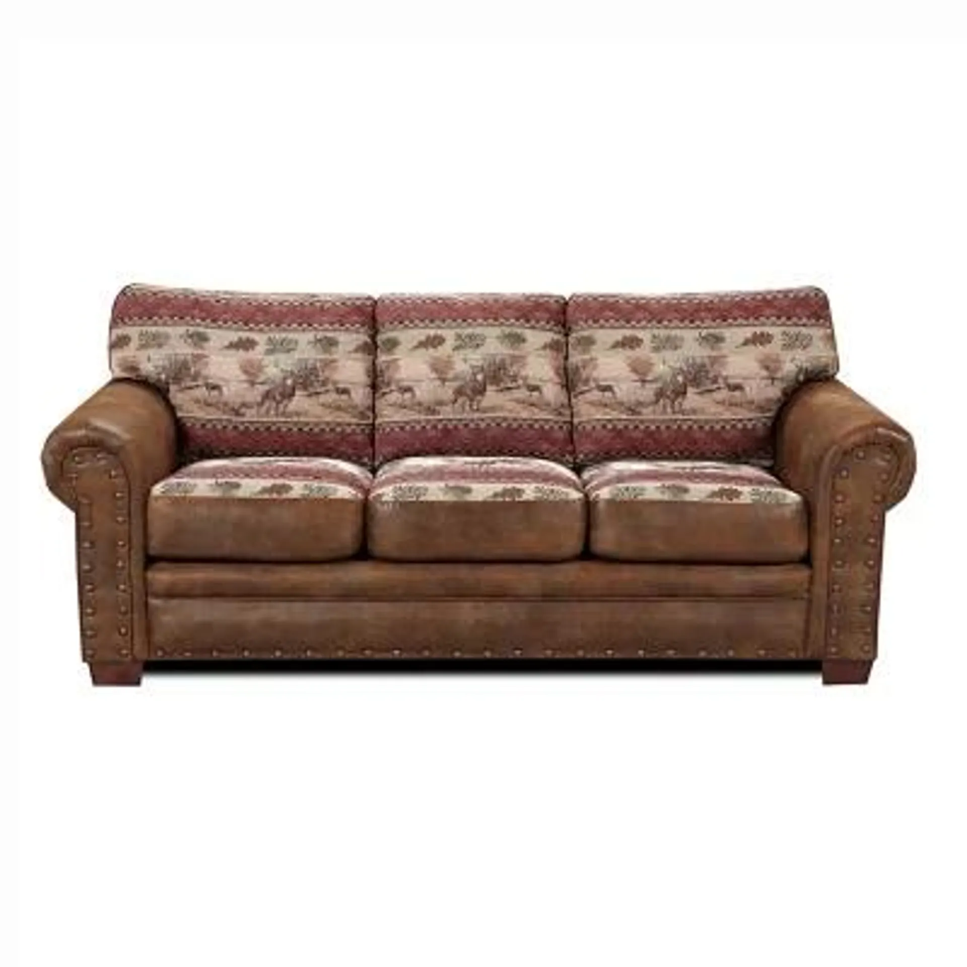 Deer Valley Sleeper Sofa With Solid Wood Frames