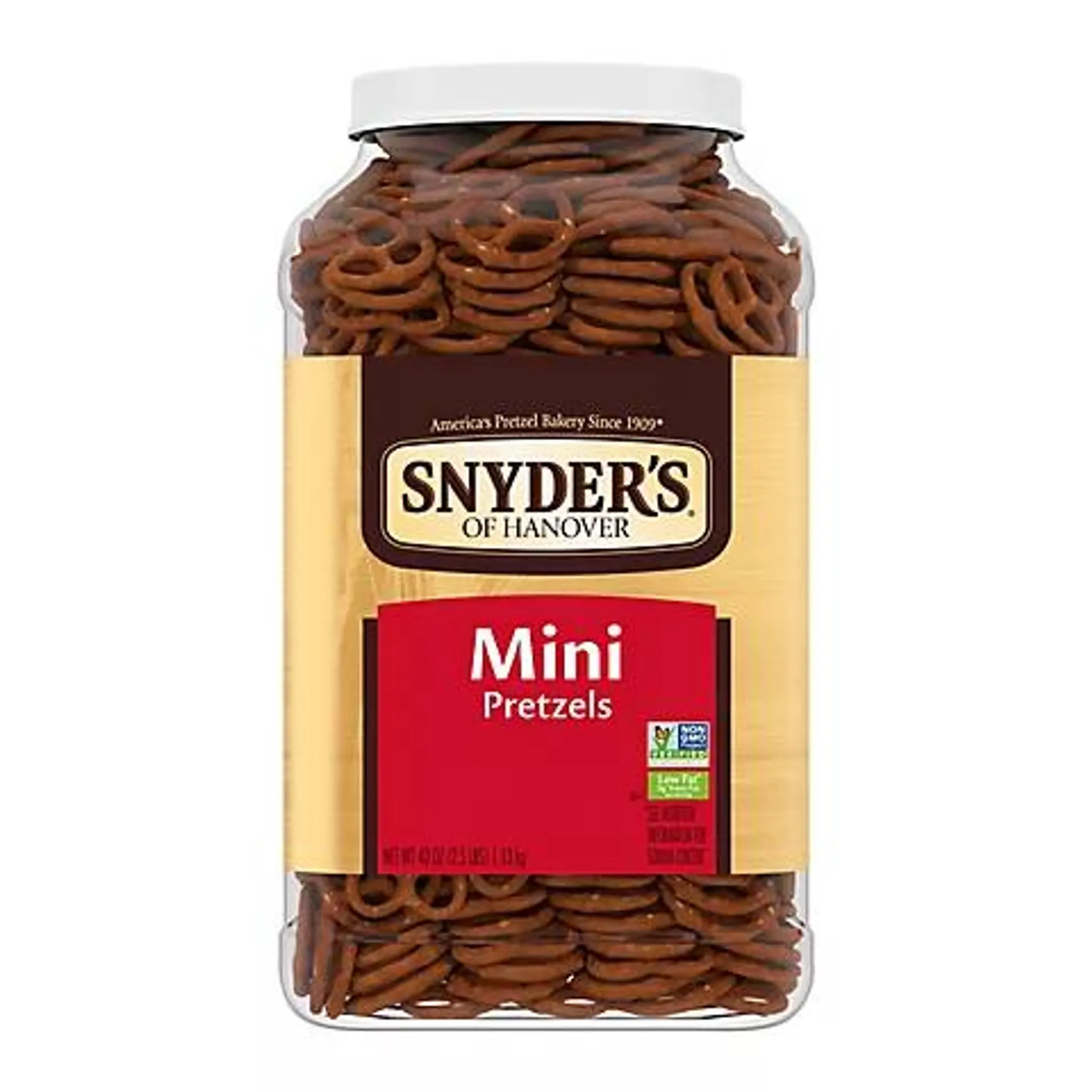 Snyder's of Hanover Mini Pretzels Canister, 40 oz.