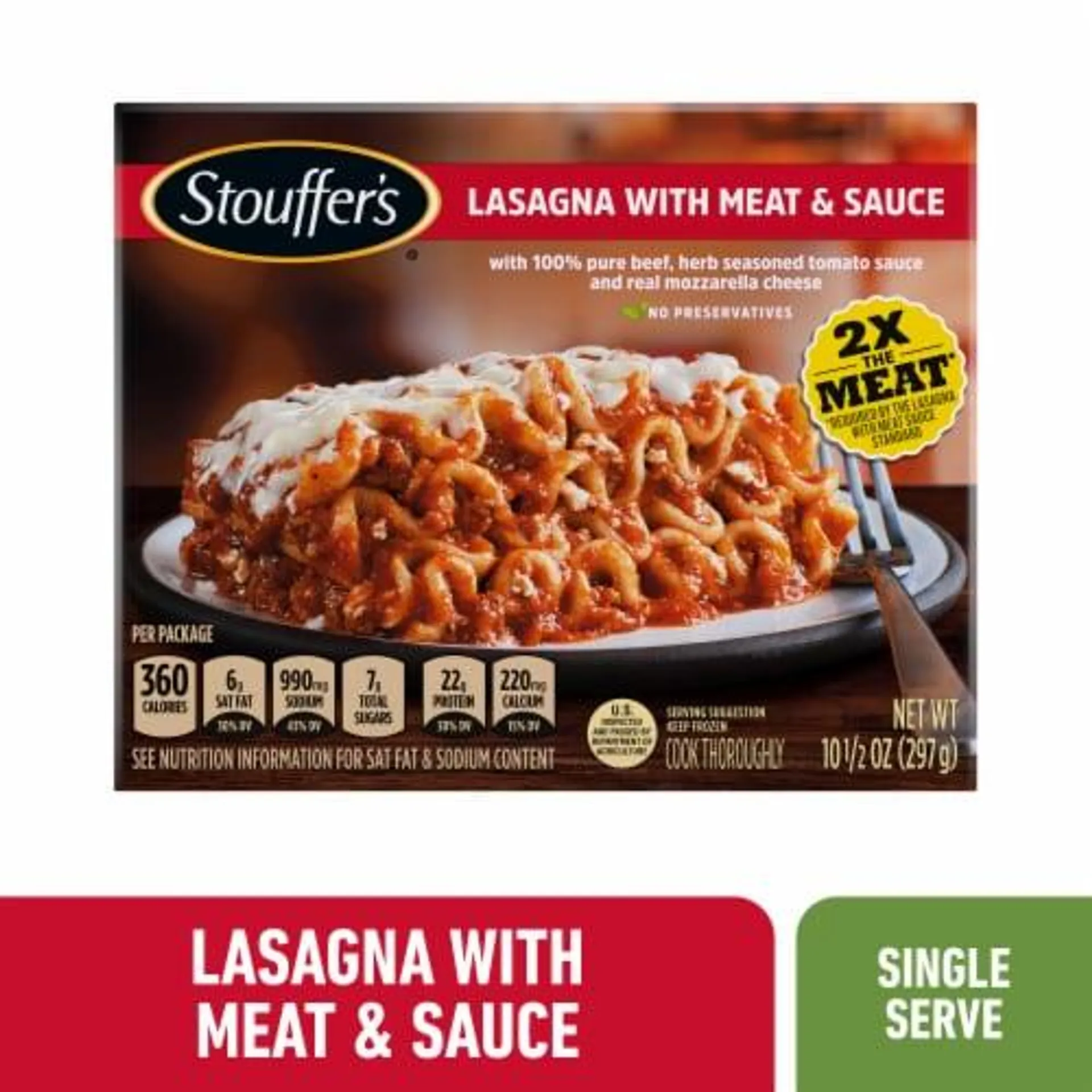 Stouffer's Lasagna with Meat & Sauce Frozen Meal