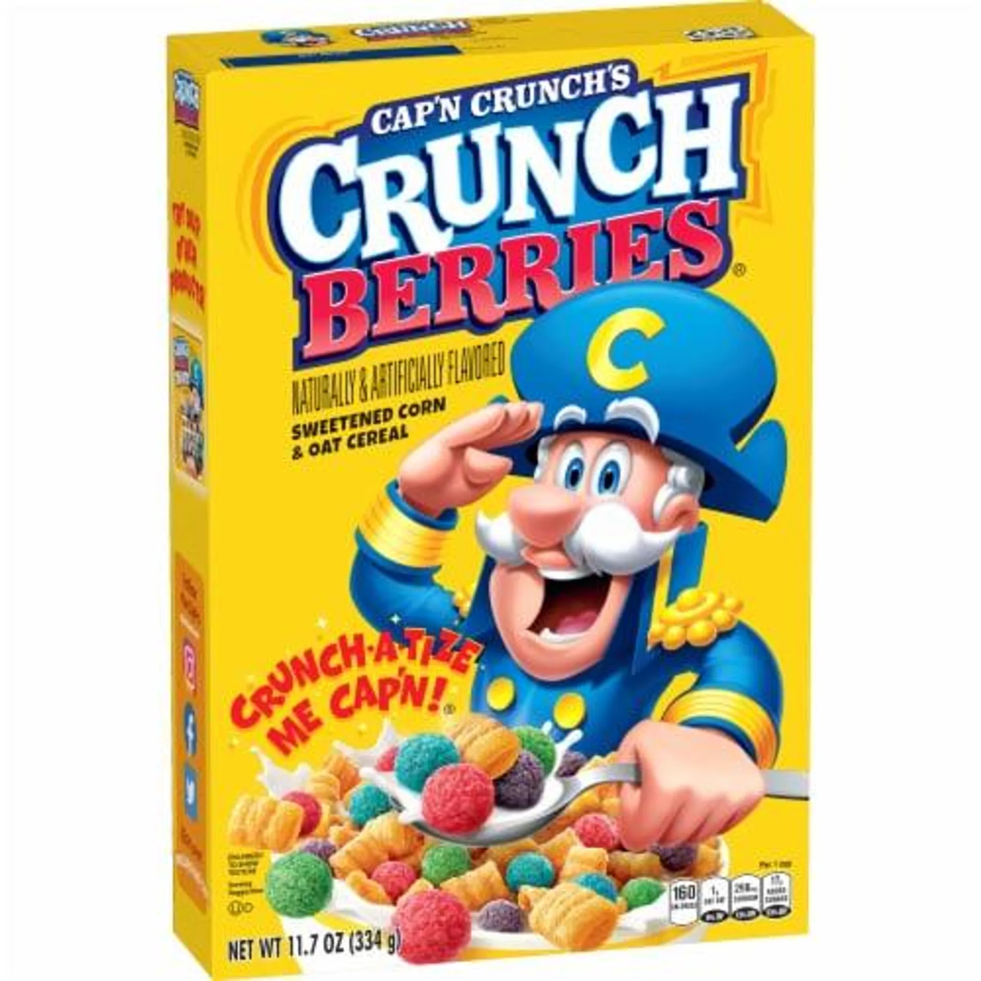 Cap'n Crunch's Sweetened Corn & Oat Cereal Crunch Berries® Cereal