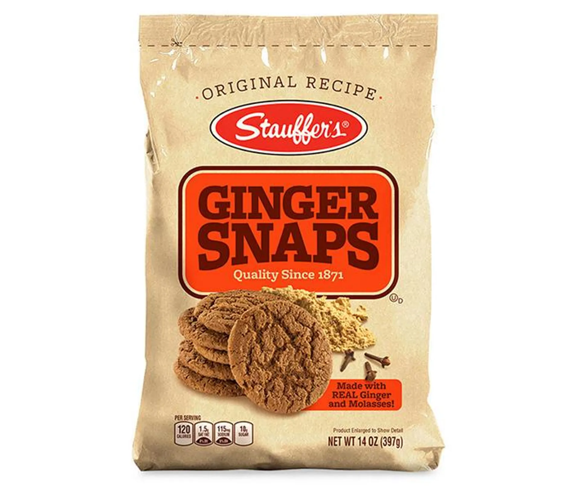 Gingersnap Cookies, 14 Oz.