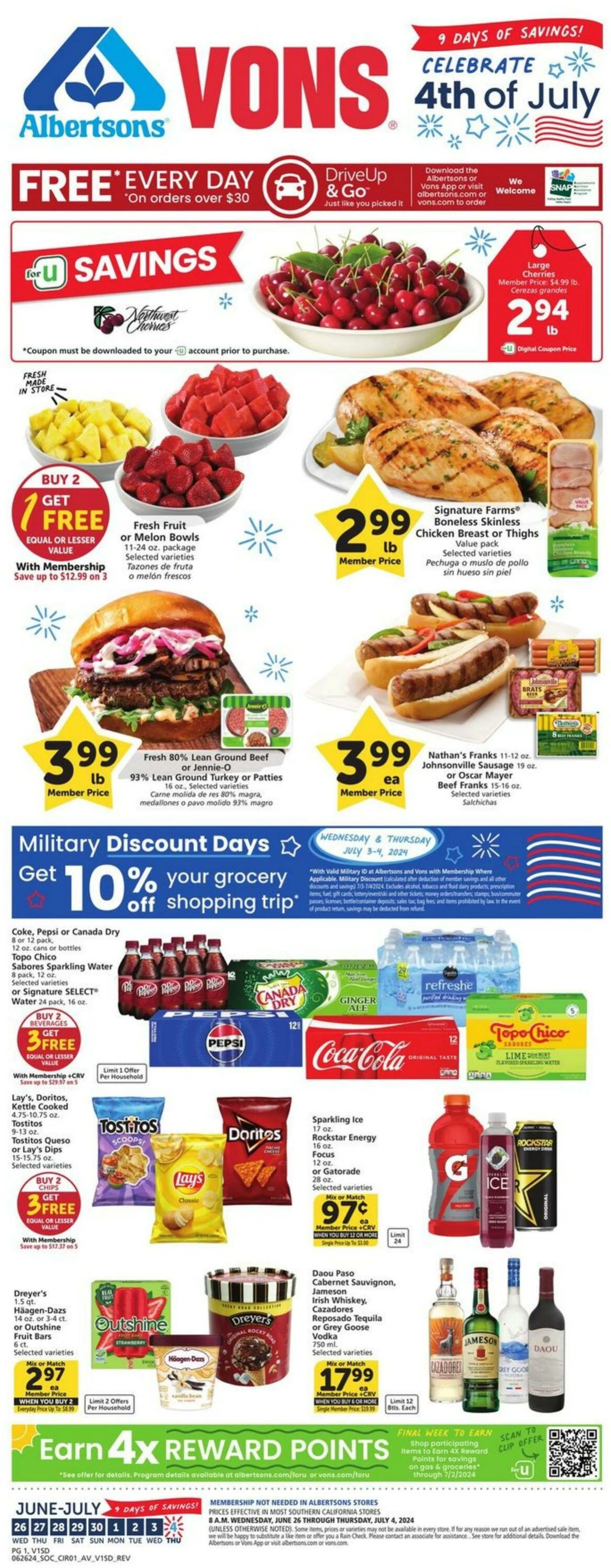 Vons Current weekly ad - 1