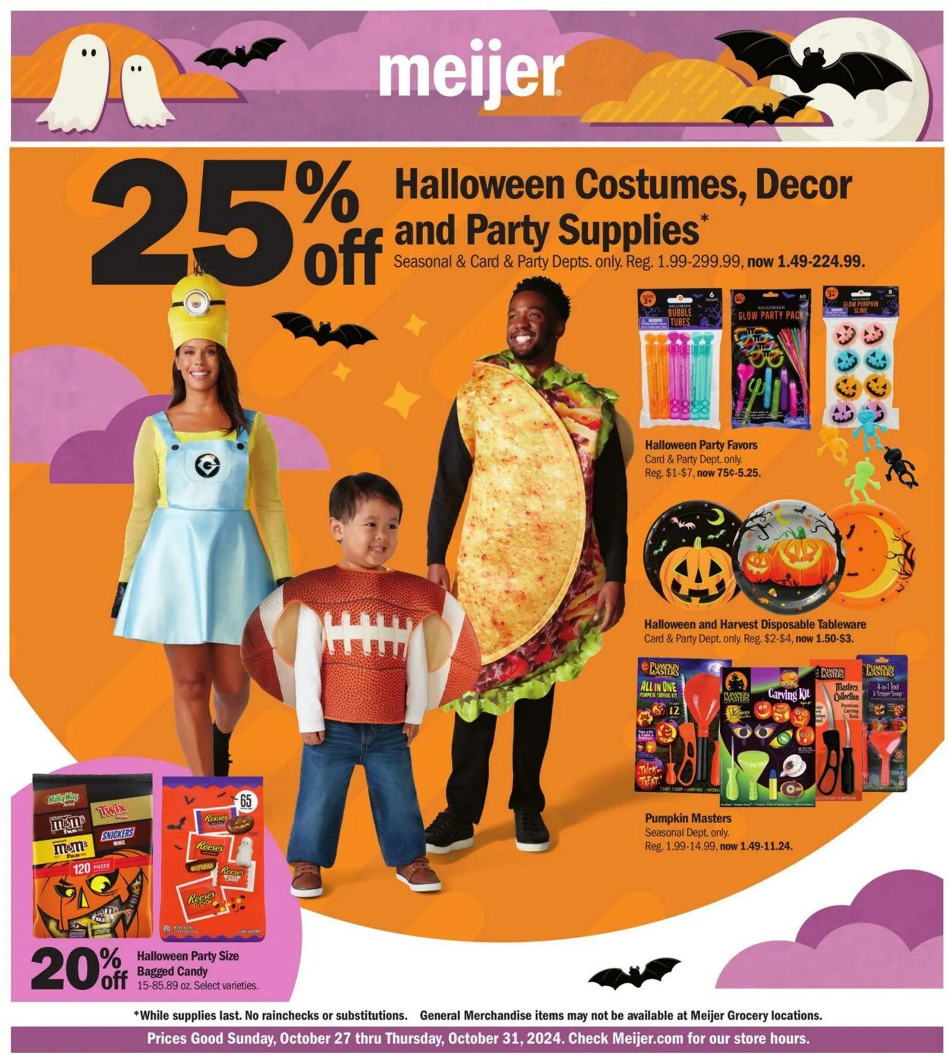 Catálogo de Meijer Current weekly ad 27 de octubre al 31 de octubre 2024 - Página 1