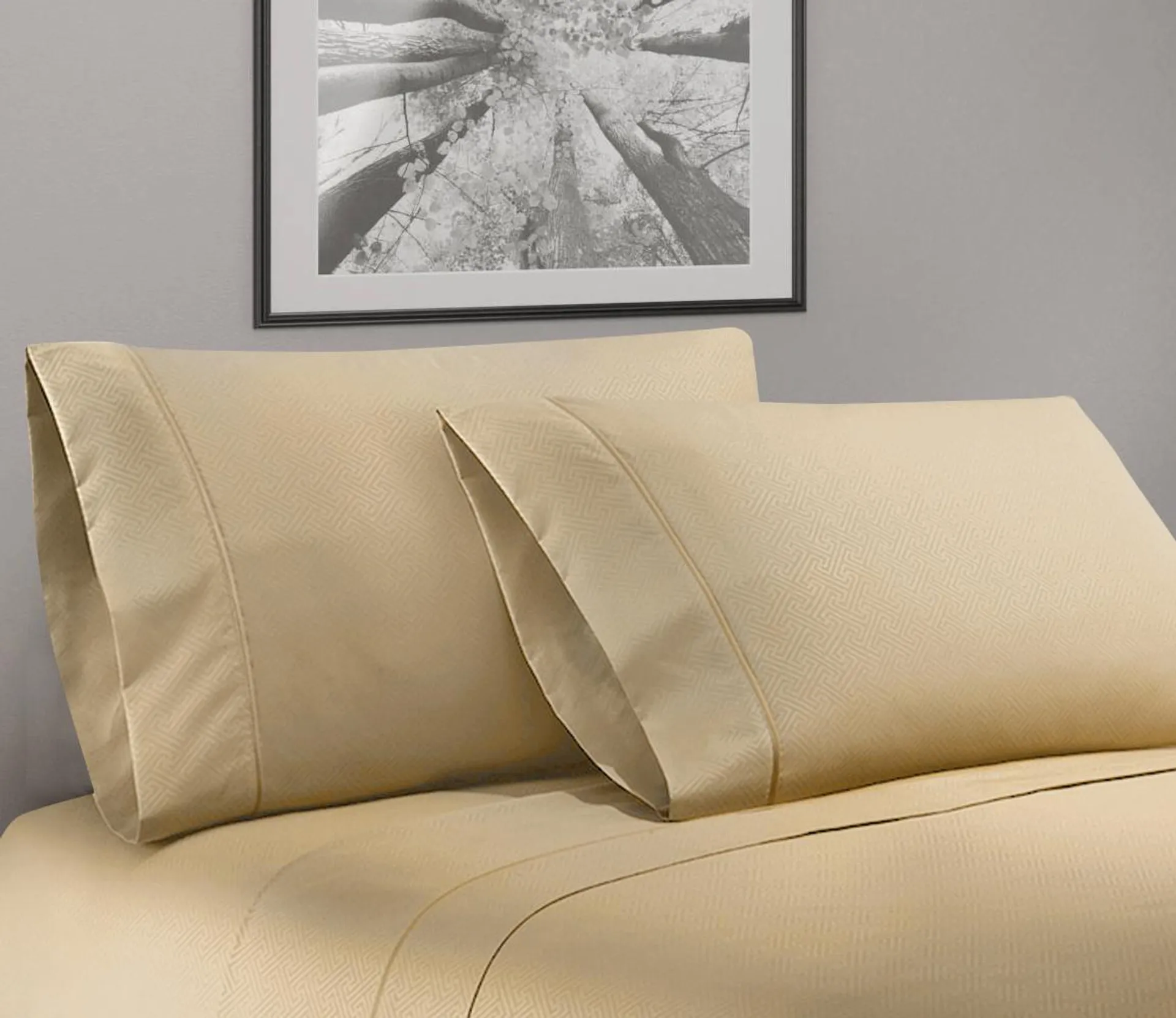 Home Sweet Home Dreams Inc Bassano 1800 Series Embossed Wrinkle Free & Deep Pocket Sheet Set