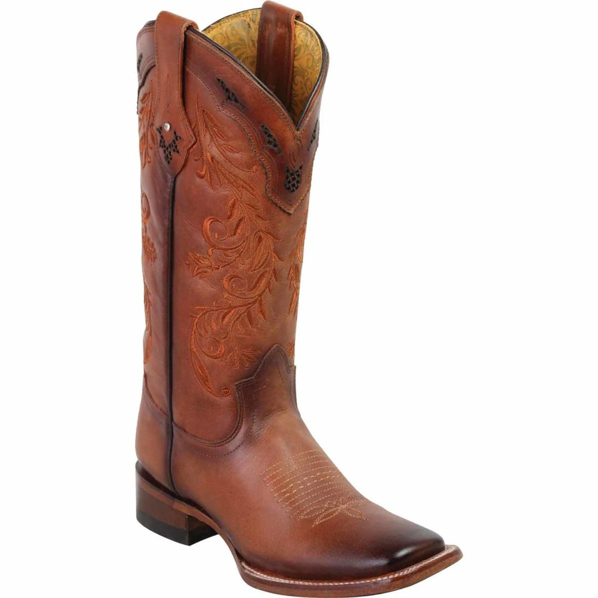 Botas Altas de Cuero Original para Mujer en Horma Rodeo Q322FR5251