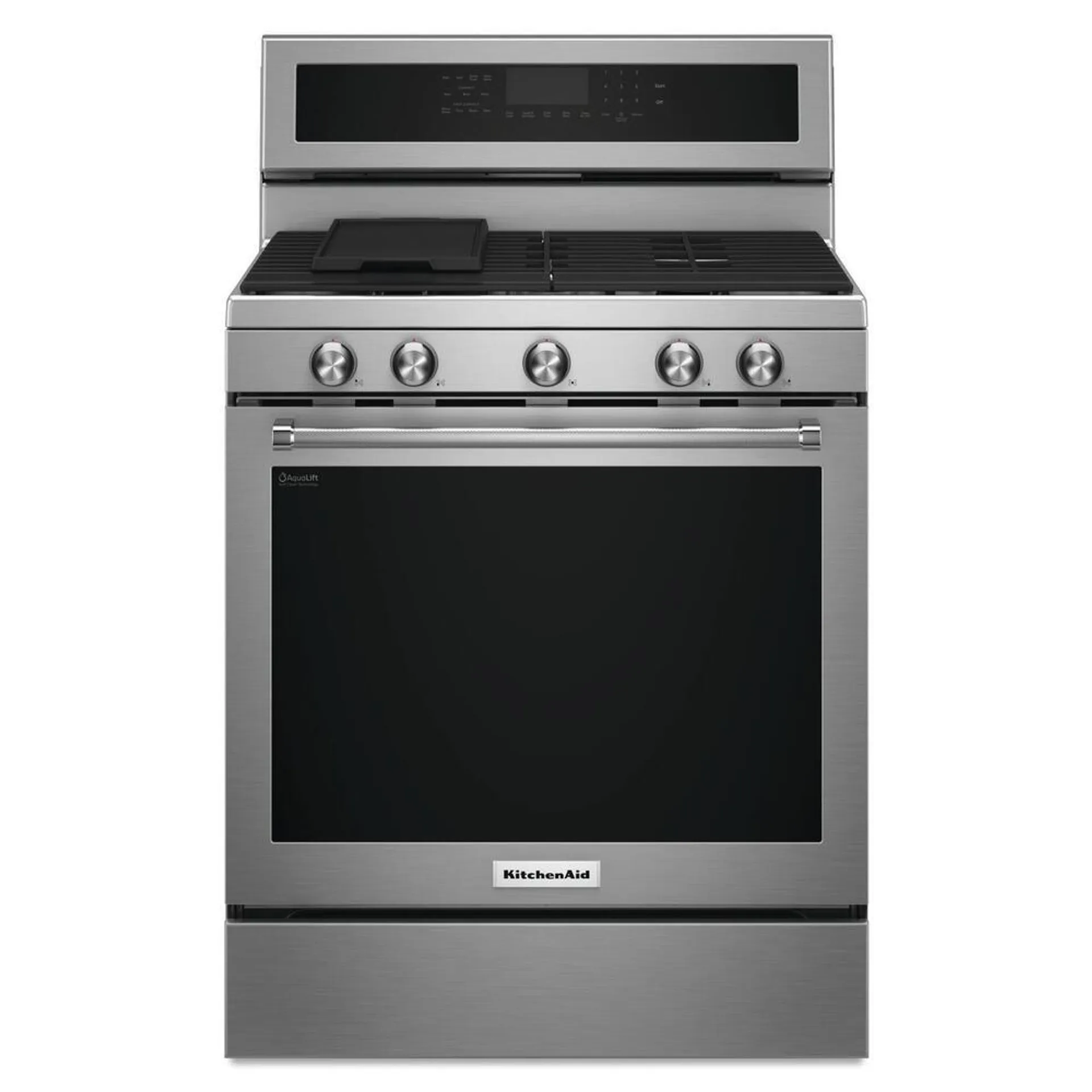 KitchenAid® 30" 5.8 cu.ft. Stainless Steel Gas Range with Convection