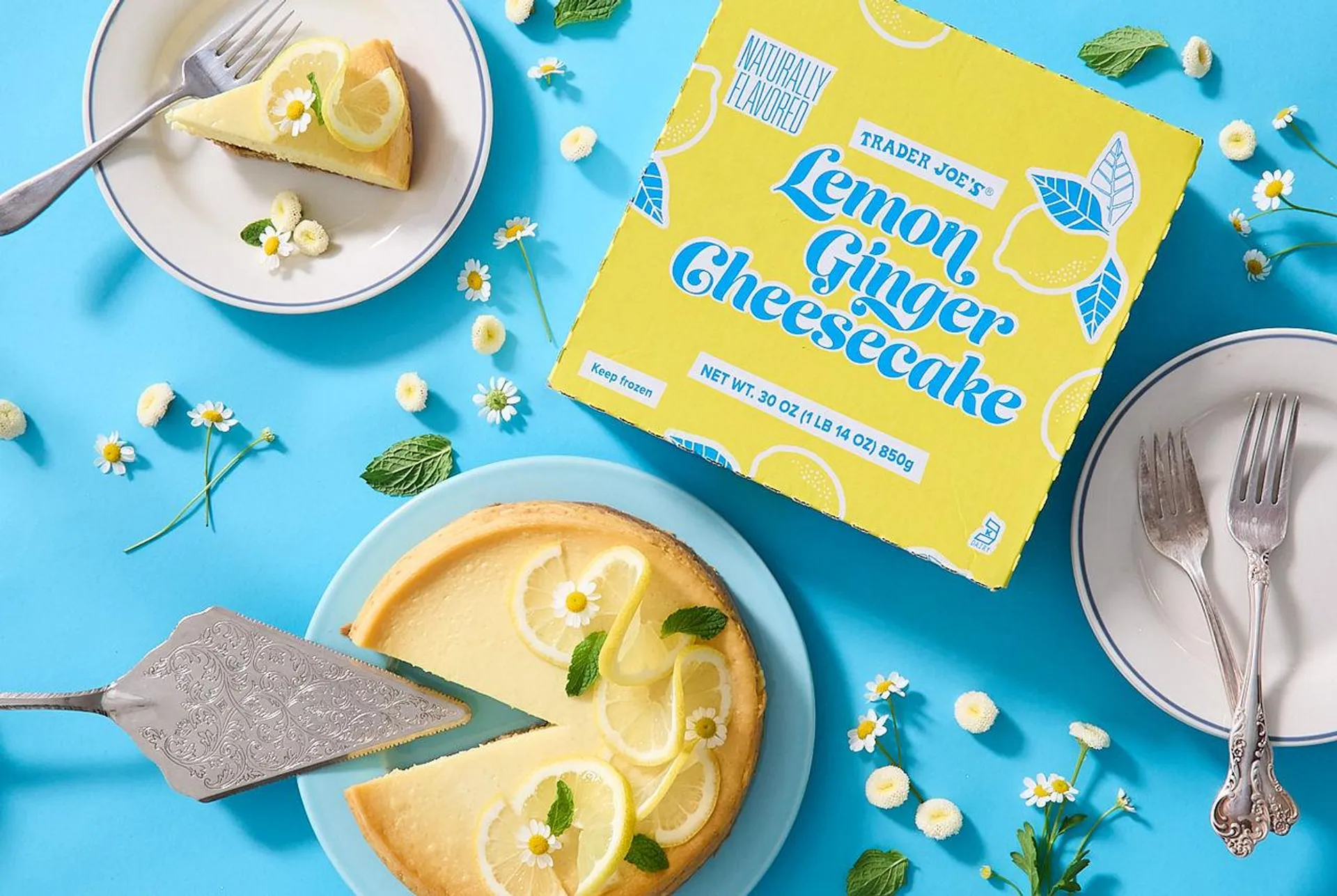 Lemon Ginger Cheesecake