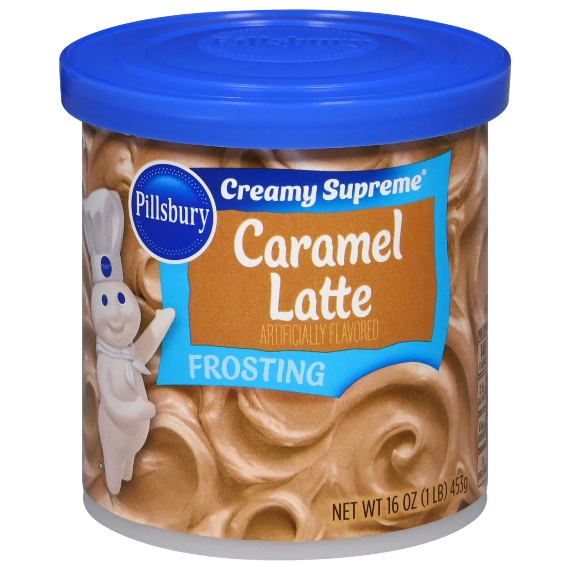 Pillsbury Creamy Supreme Caramel Latte Frosting, 16 oz Tub