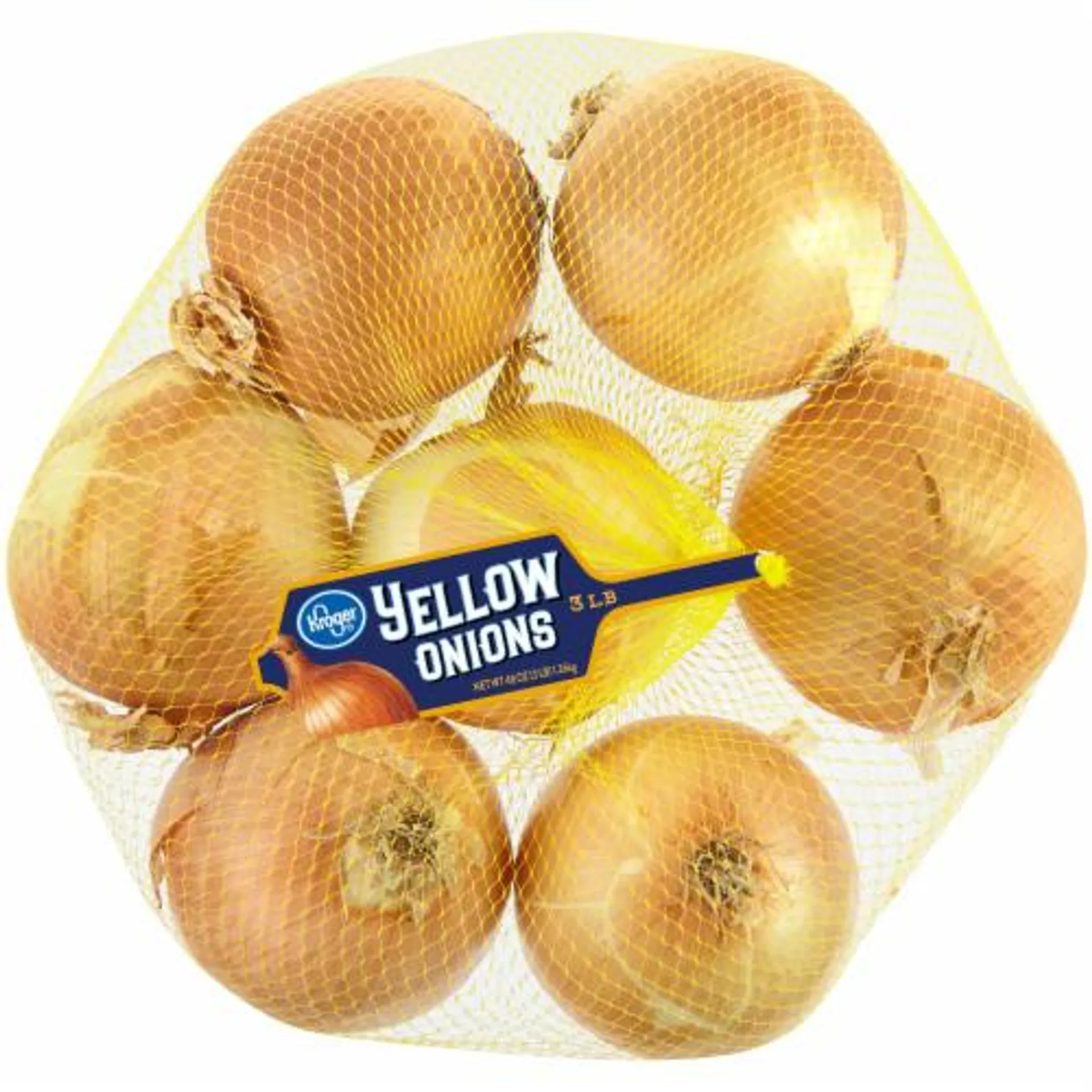 Kroger® Yellow Onions in 3lb Bag