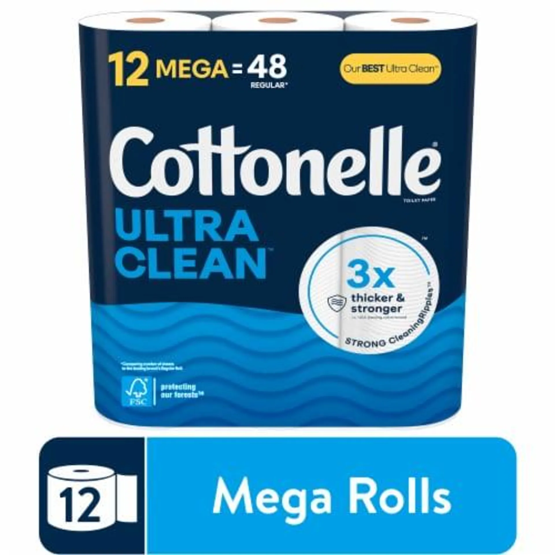 Cottonelle Ultra Clean Toilet Paper Mega Roll