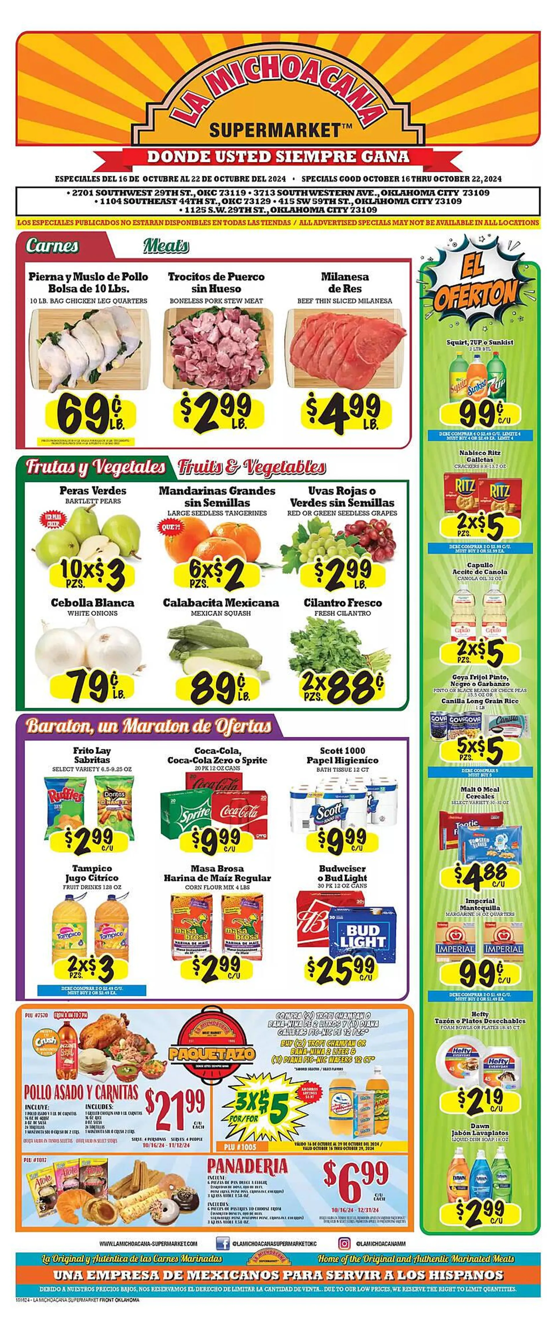 La Michoacana Weekly Ad - 1