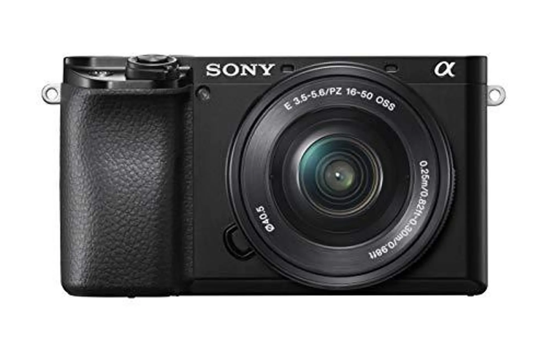 Sony Alpha A6100 Mirrorless Camera with 16-50mm Zoom Lens, Black (ILCE6100L/B)