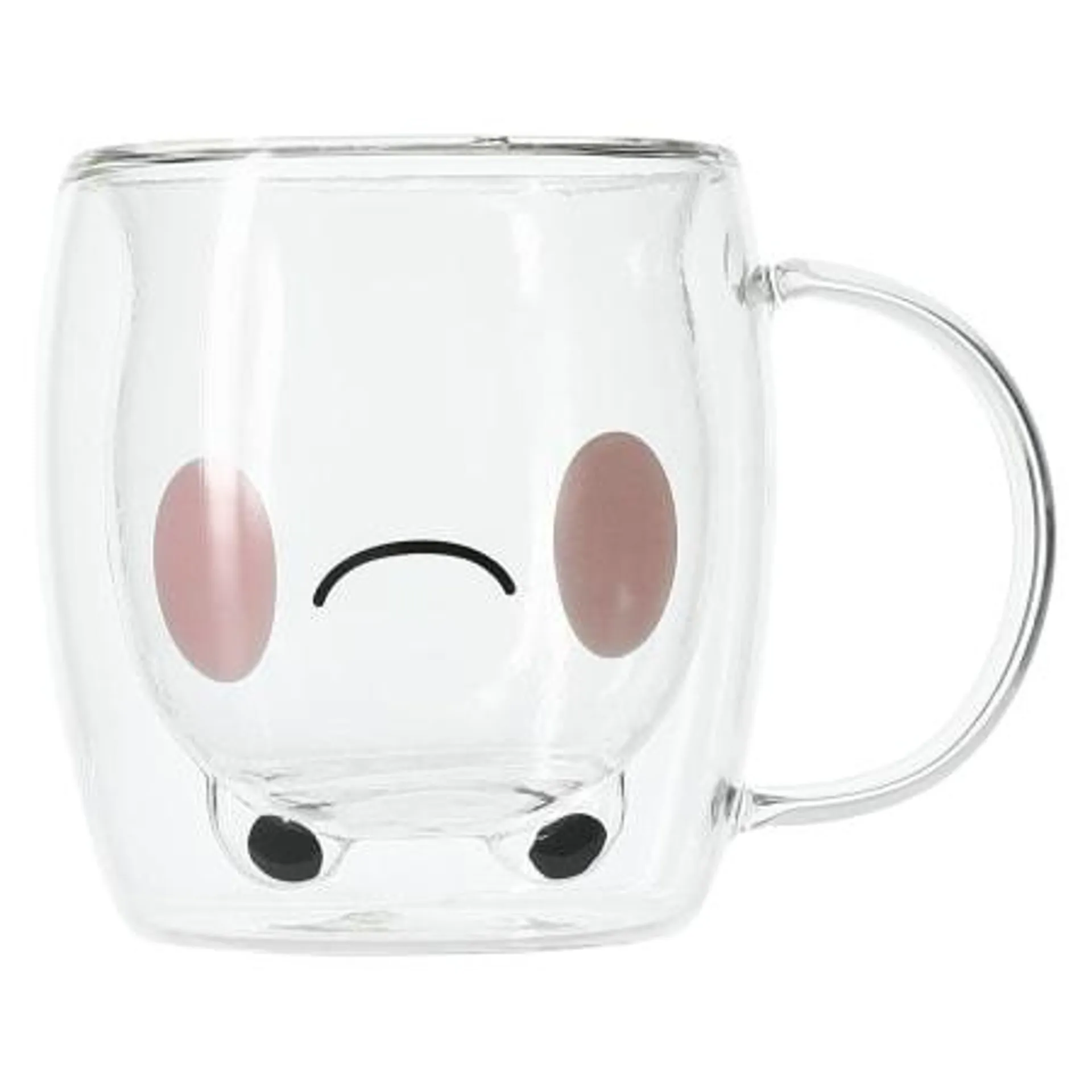 Glass Upside-Down Animal Mug 10oz