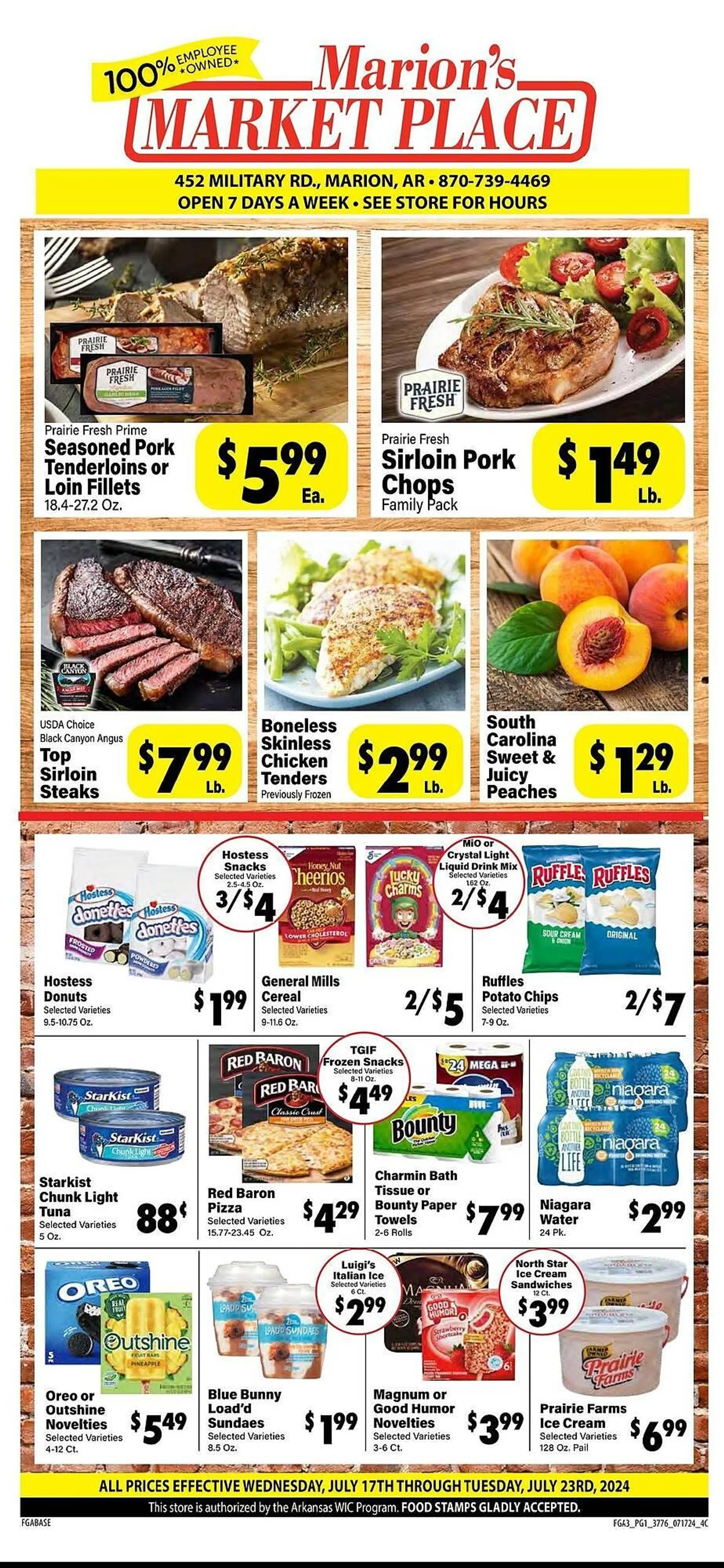 Marions Market Place Weekly Ad - 1