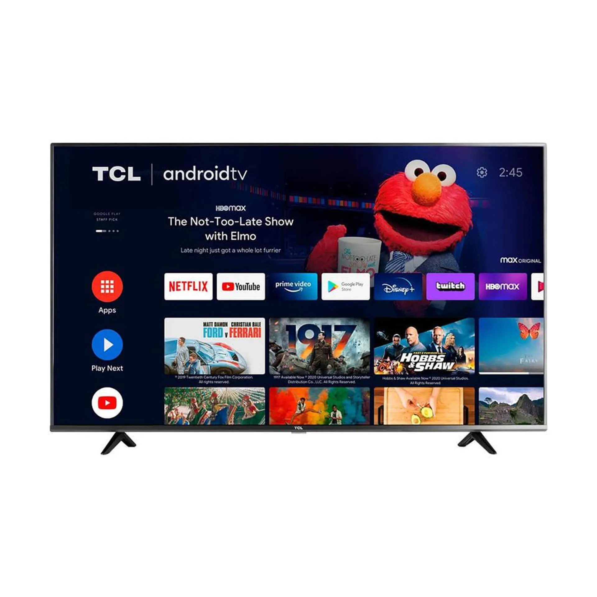 TCL 50S434 50 inch 4-Series 4K UHD HDR LED Smart Android TV