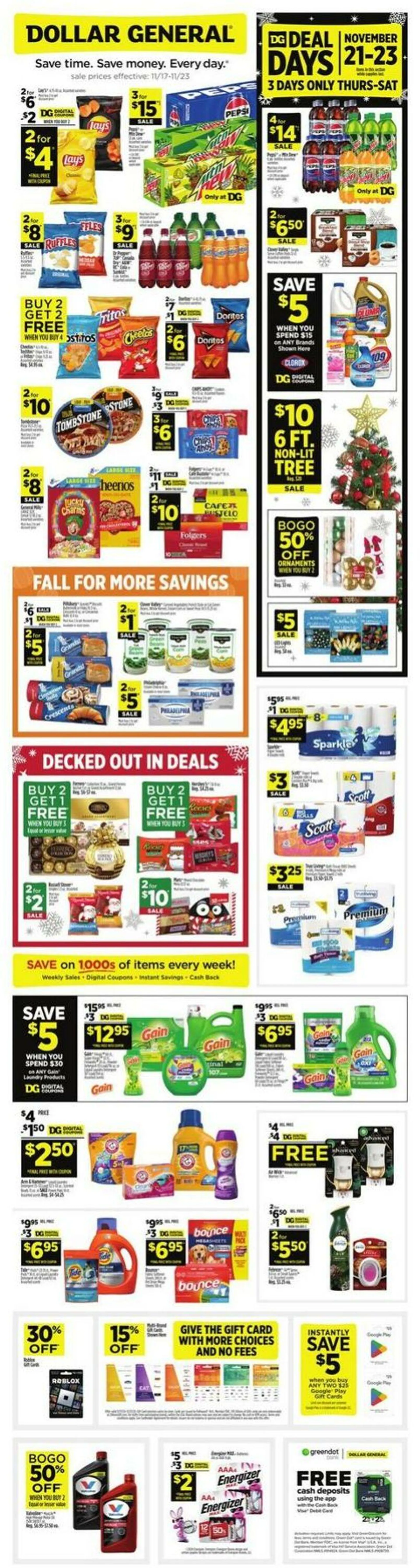 Dollar General Current weekly ad - 1