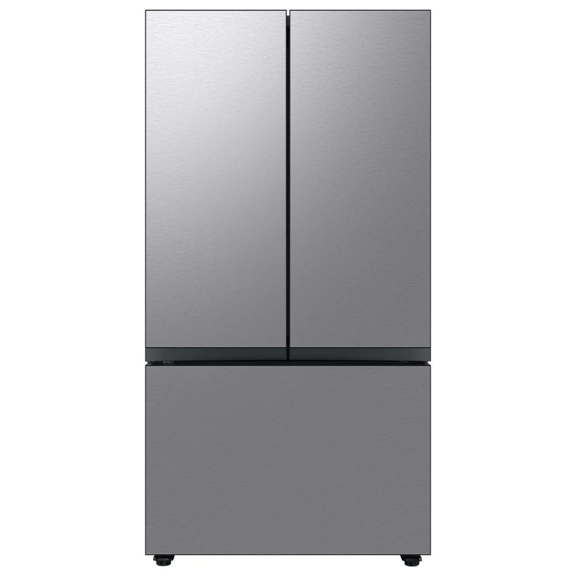 Samsung RF30BB6200QLAA Bespoke 3-Door French Door Refrigerator (30 cu ft) w/ AutoFill Pitcher in Fingerprint Resistant Stainless Steel, Standard Depth