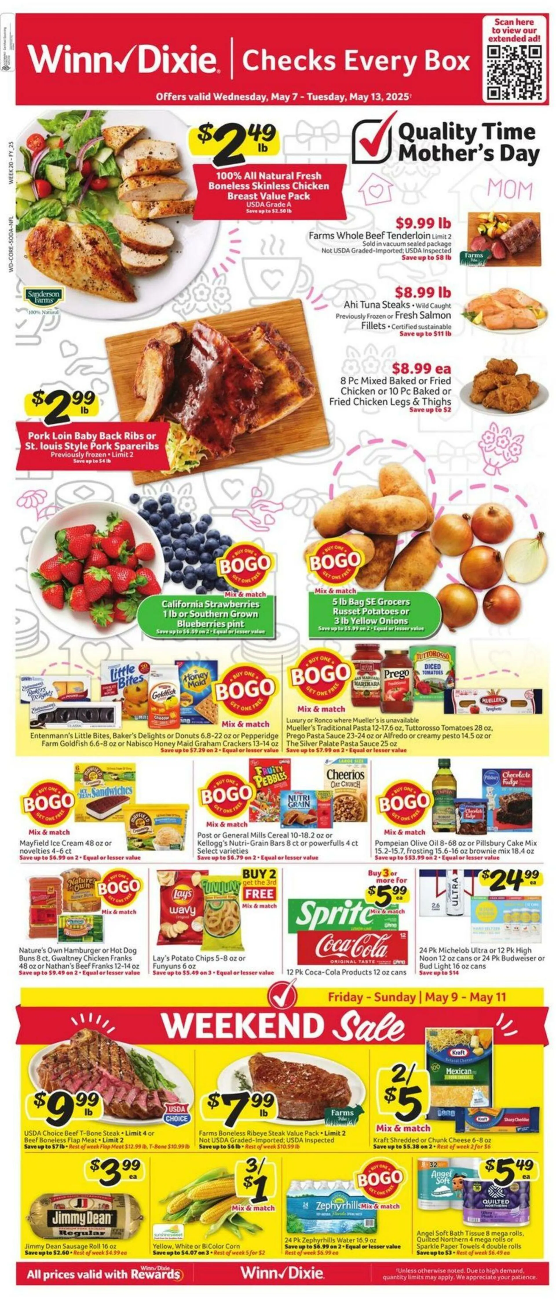Catálogo de Winn Dixie Current weekly ad 7 de mayo al 13 de mayo 2025 - Página 1