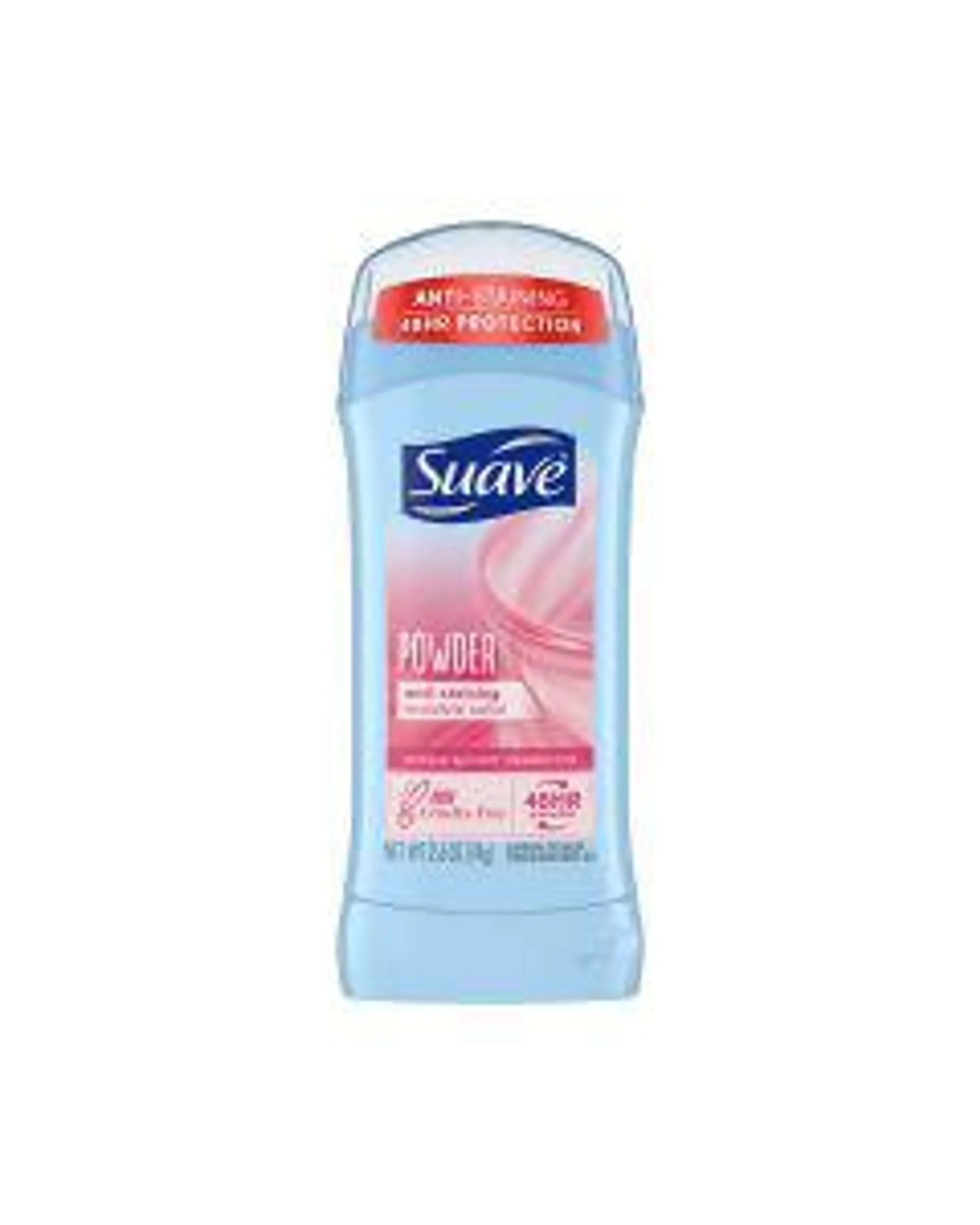 Suave Invisible Solid Antiperspirant Deodorant, Powder, 2.6 oz