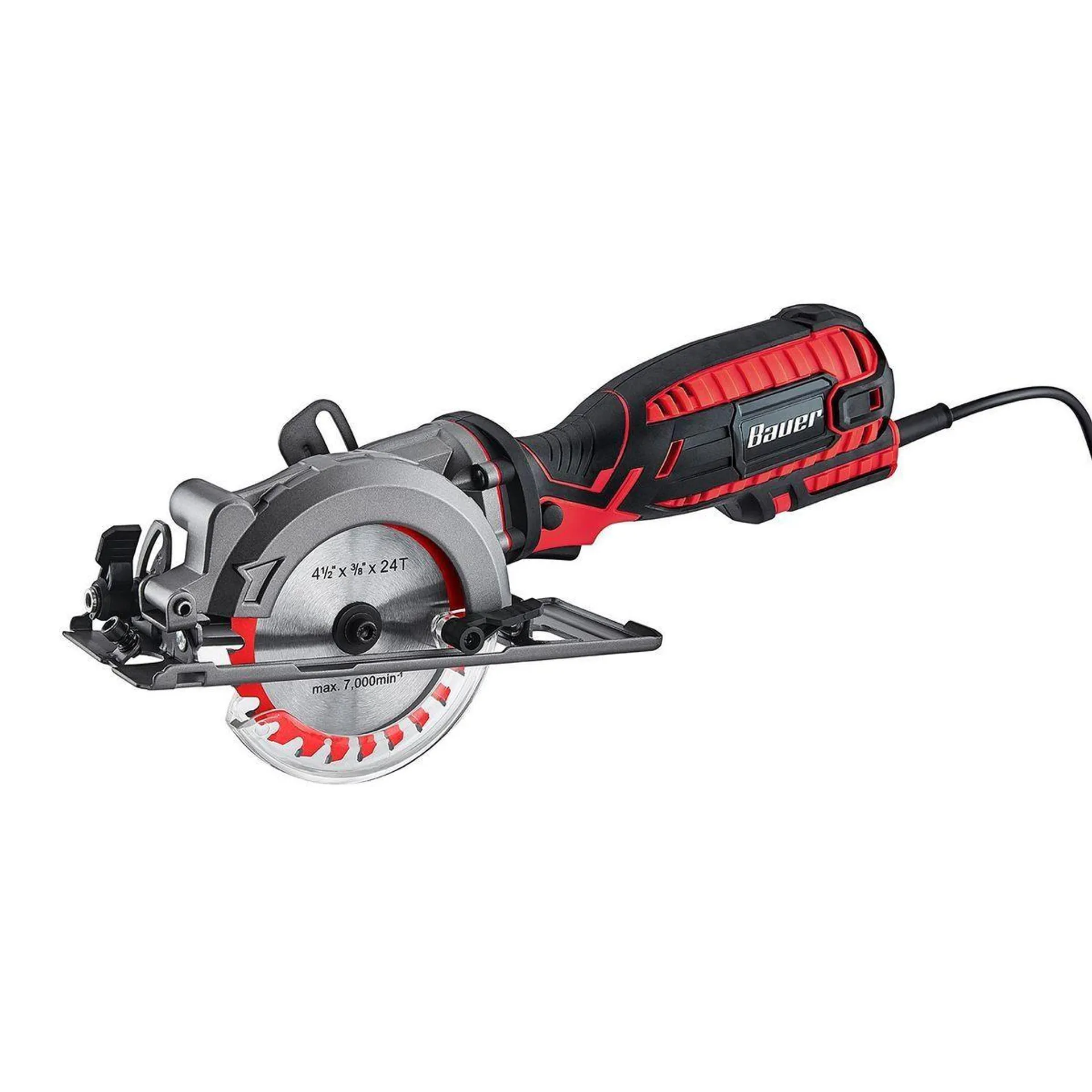 BAUER 5.8 Amp 4-1/2 in. Compact Circular Saw