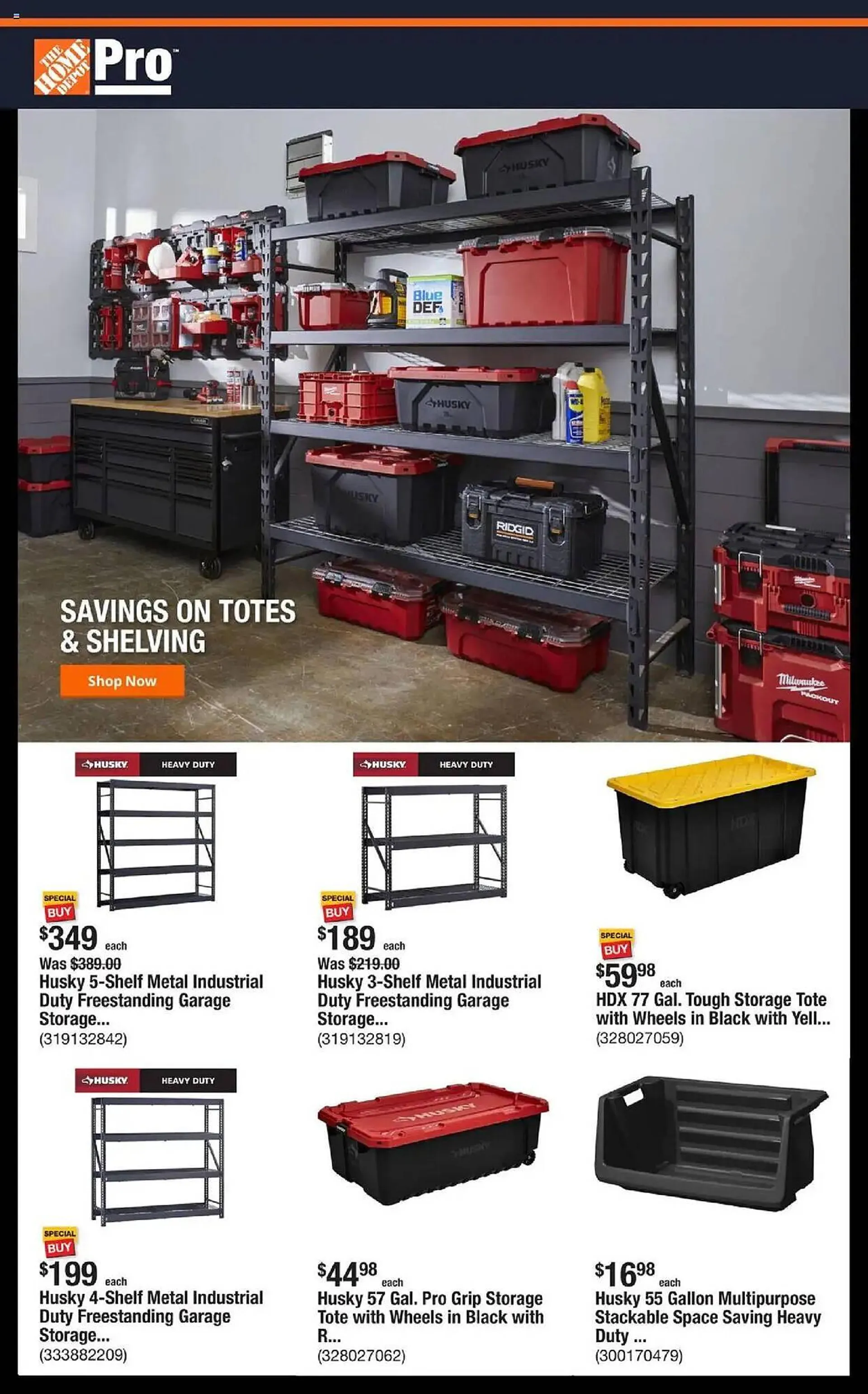 Weekly ad The Home Depot Weekly Ad from August 4 to August 12 2025 - Page 1