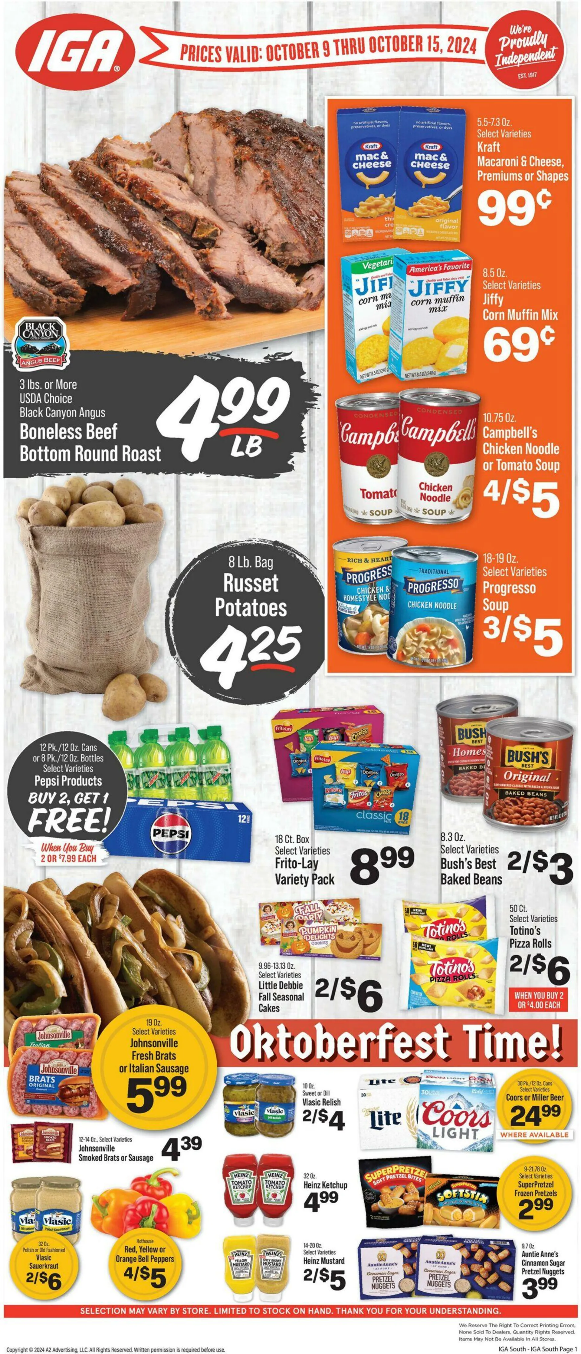 IGA Current weekly ad - 1